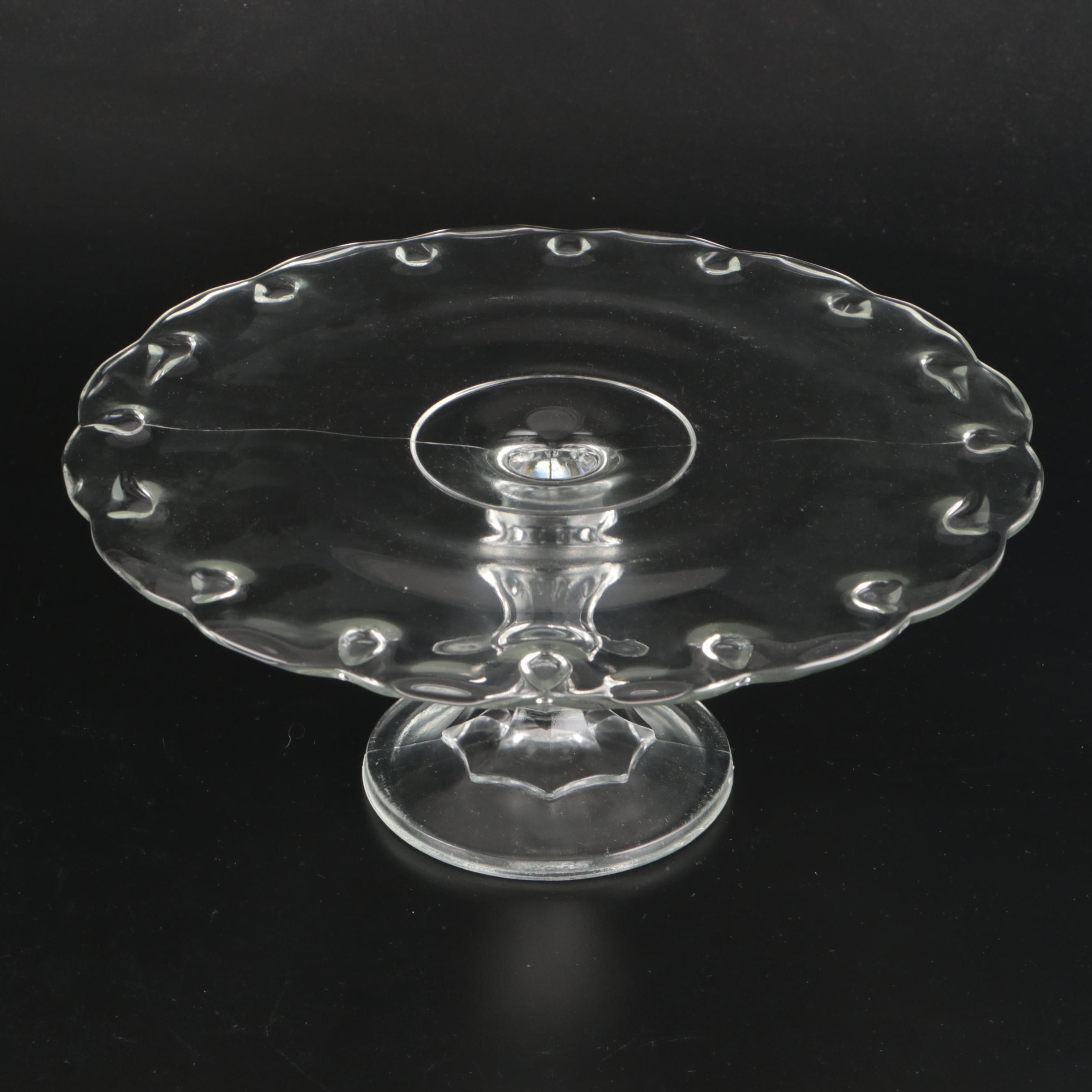 Fostoria "Coronet" Bowl with Other Glass Tableware and Accessories