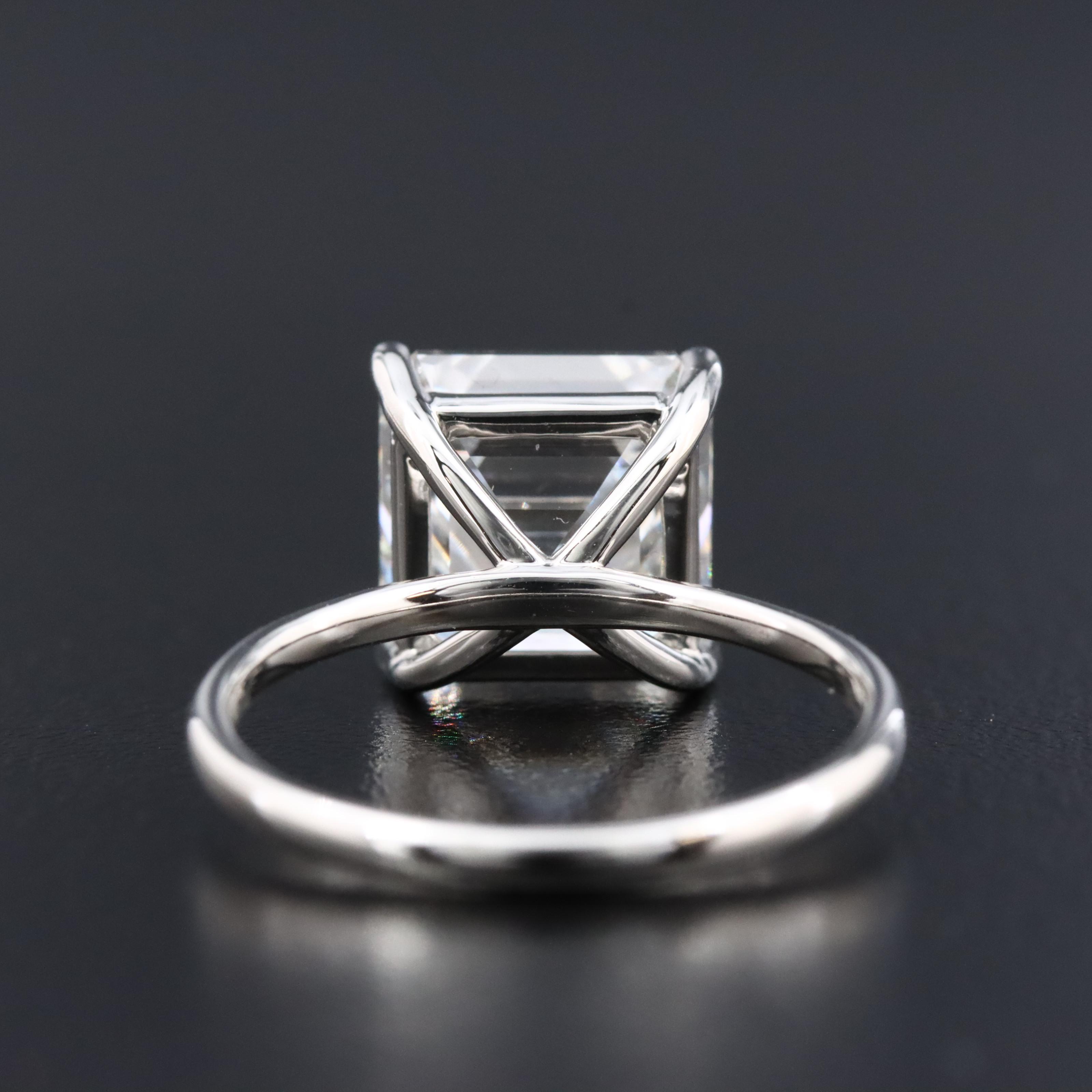 Platinum 5.17 CT Lab Grown Diamond with IGI Report