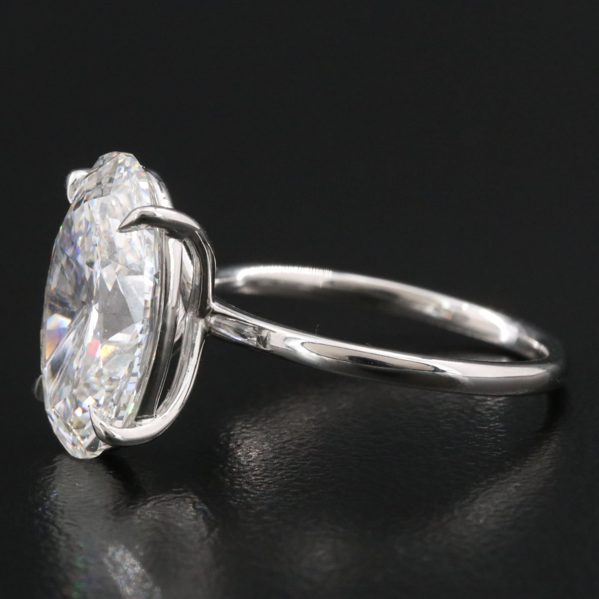 Platinum 5.54 CT Lab Grown Diamond with IGI Report