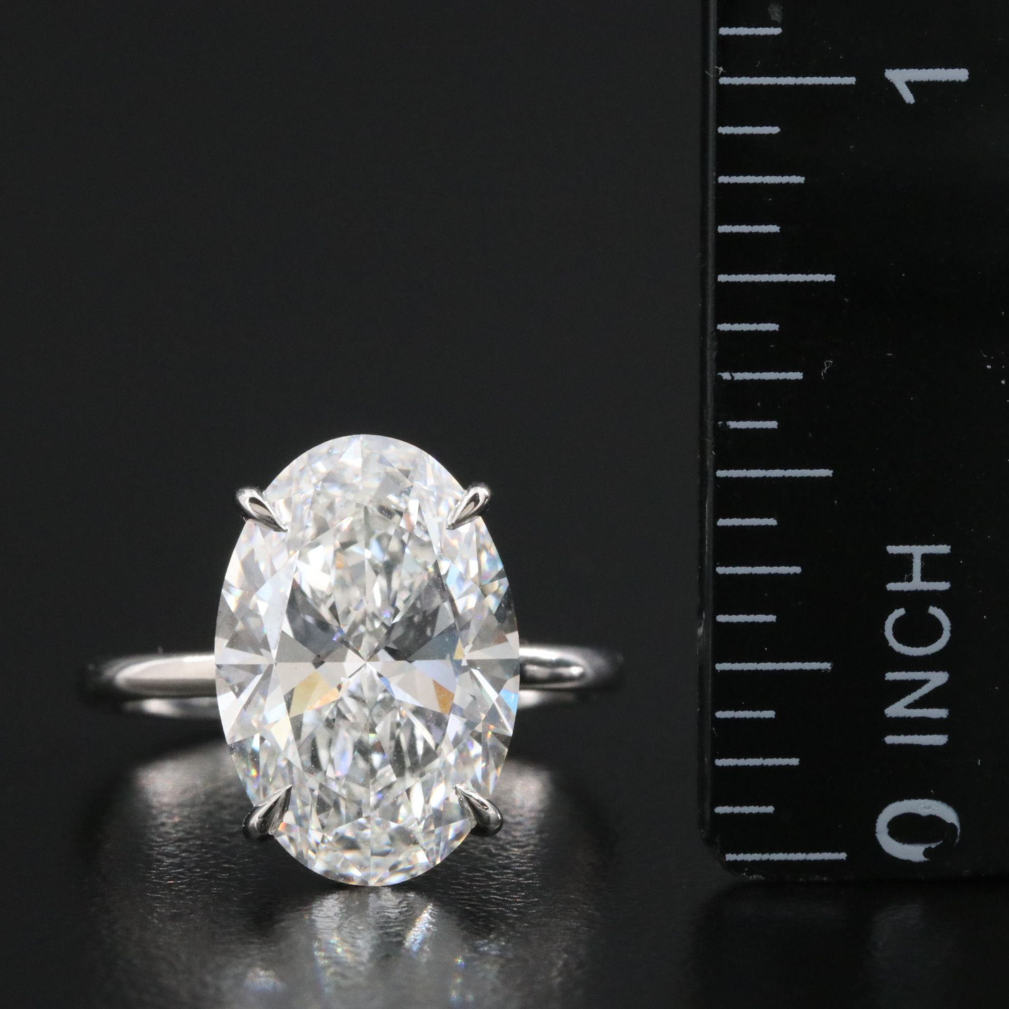 Platinum 5.54 CT Lab Grown Diamond with IGI Report