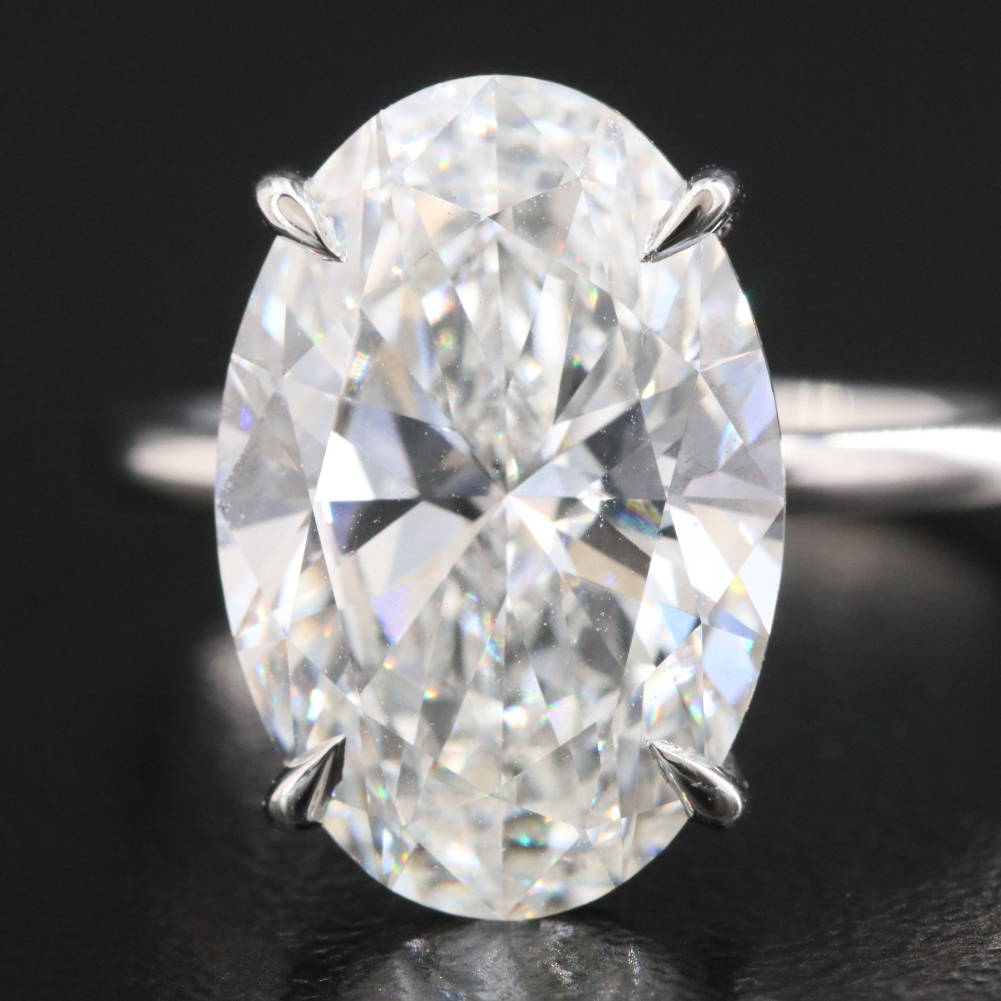 Platinum 5.54 CT Lab Grown Diamond with IGI Report