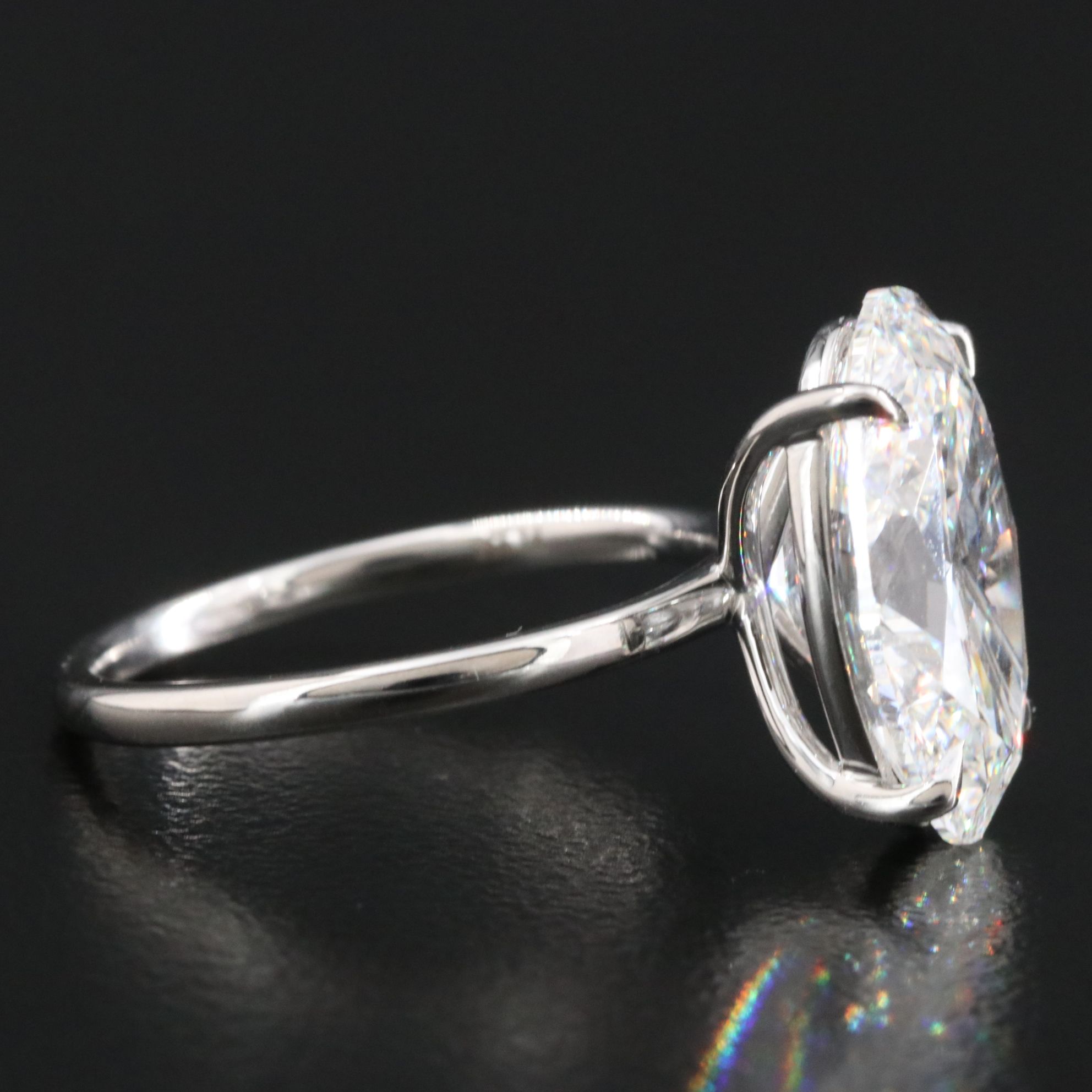 Platinum 5.54 CT Lab Grown Diamond with IGI Report