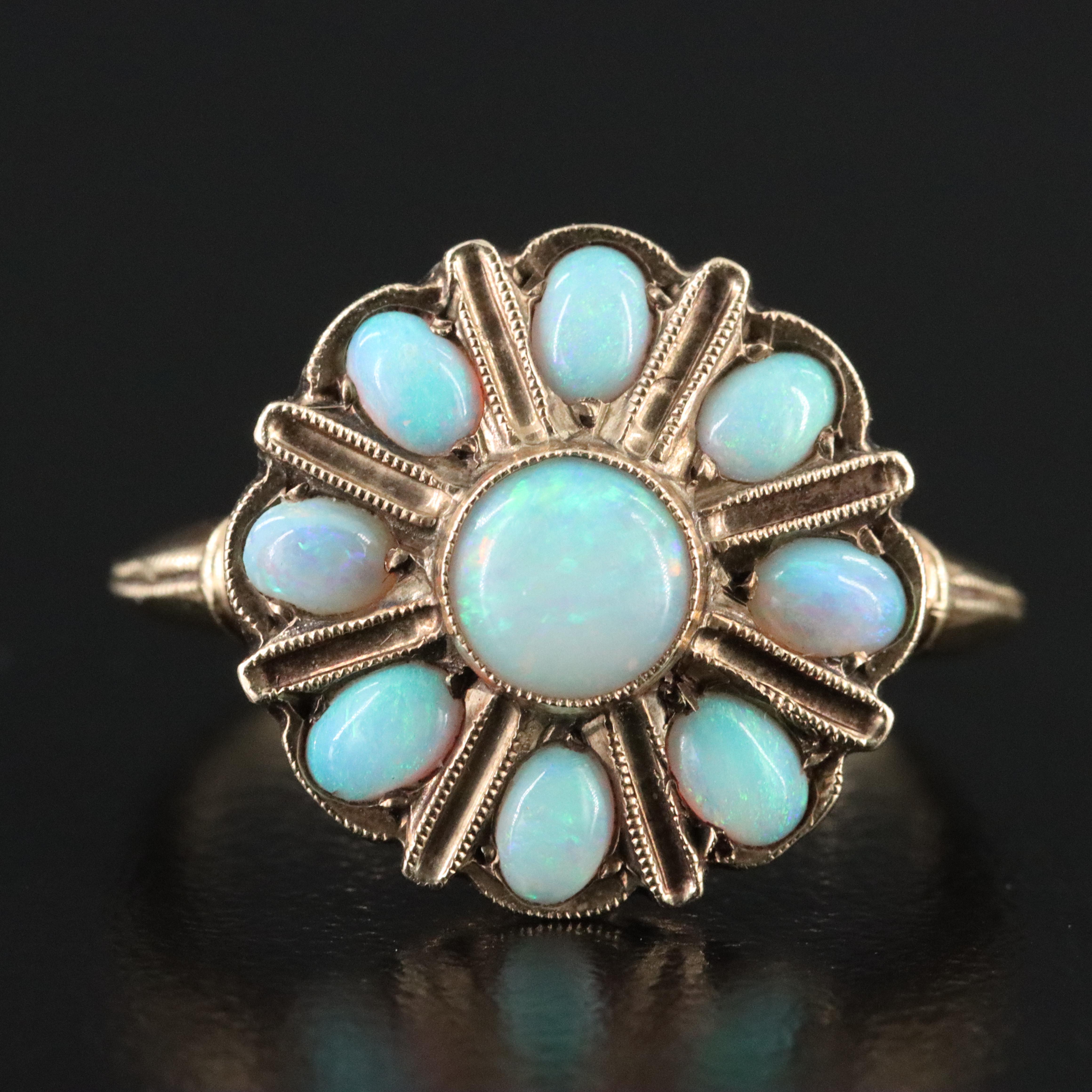 Vintage 14K Opal Ring