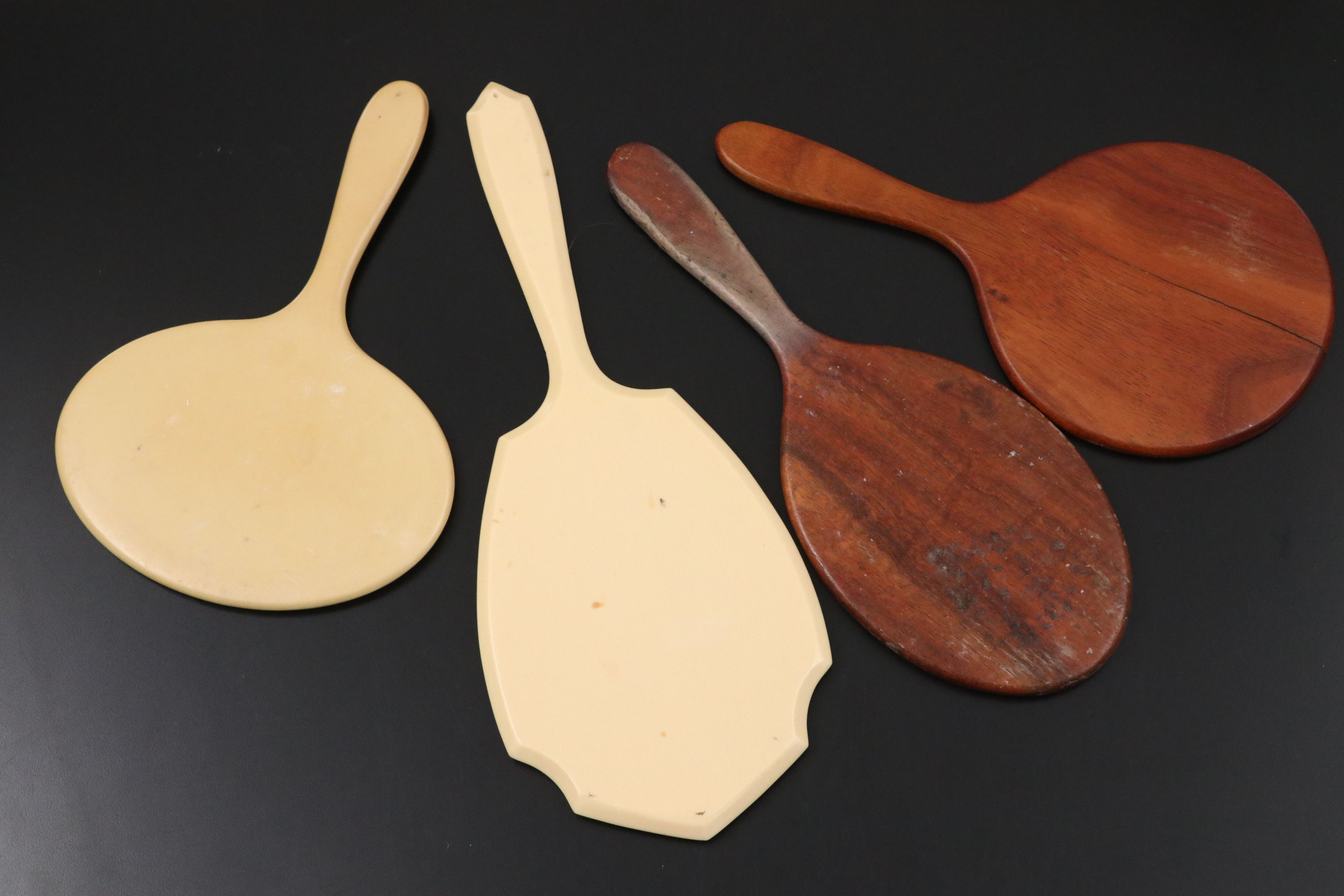 Vintage Wooden Hand Mirrors, Rimelspach Scissors, and More Vanity Accessories