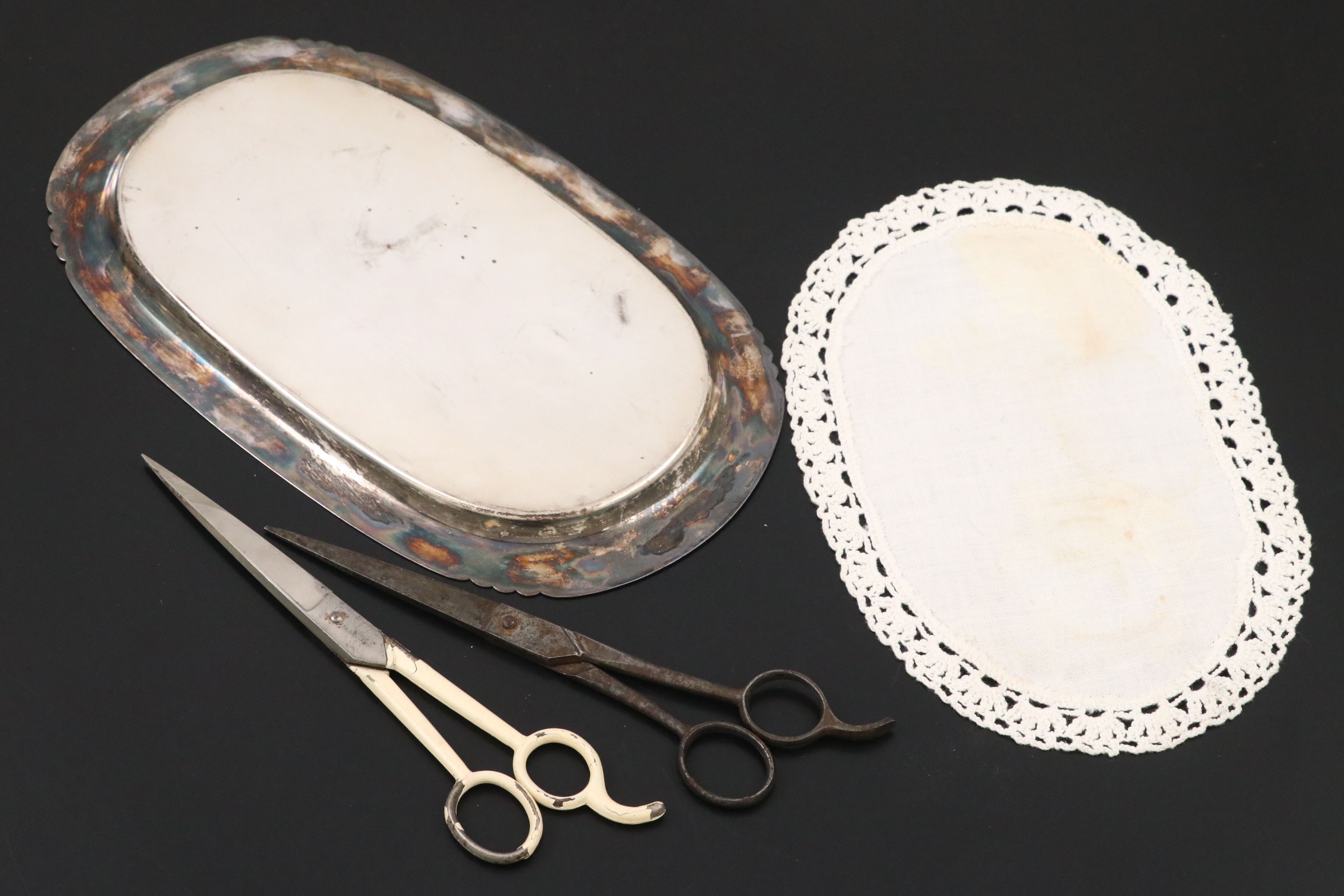 Vintage Wooden Hand Mirrors, Rimelspach Scissors, and More Vanity Accessories