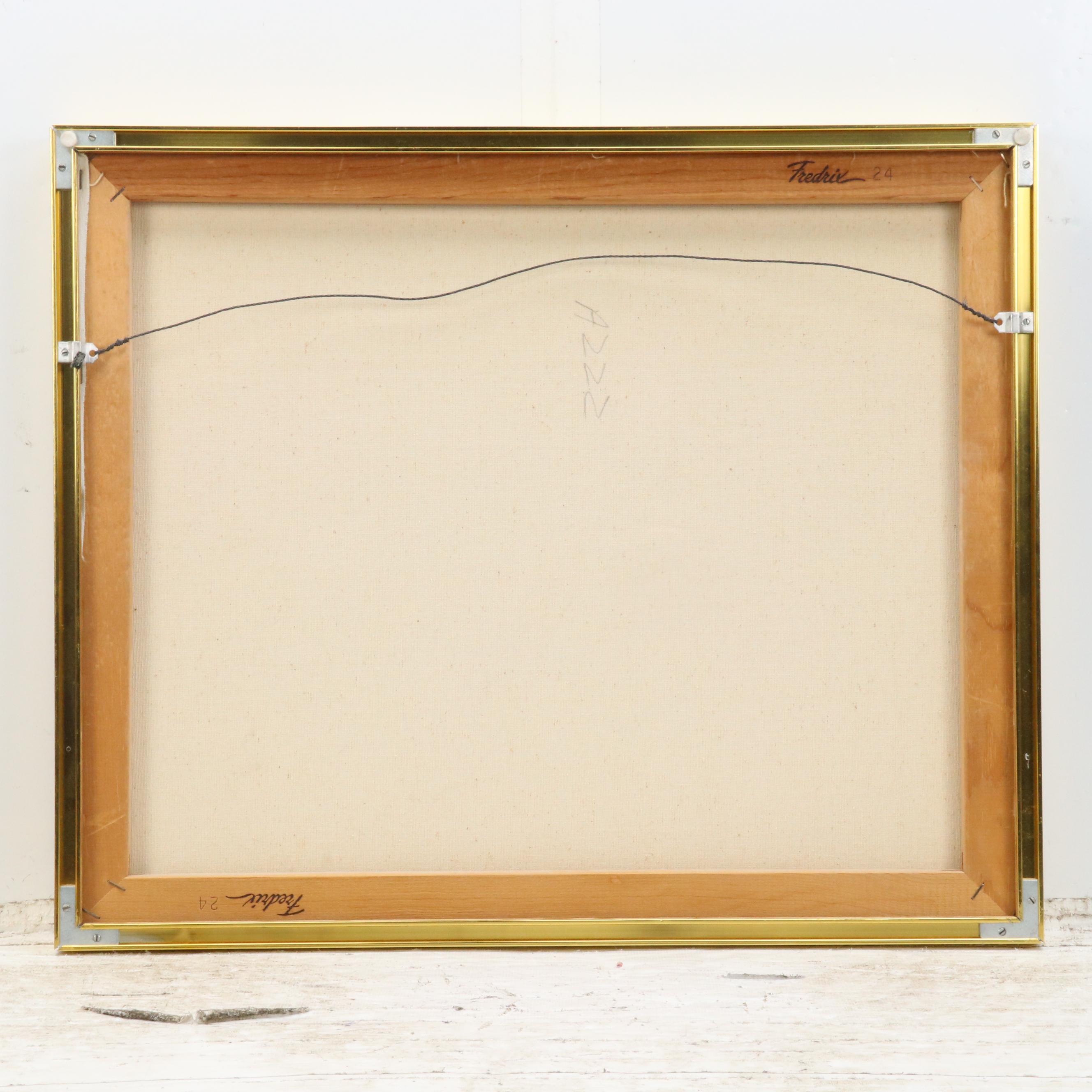 Segundo Huertas Abstract Oil Painting