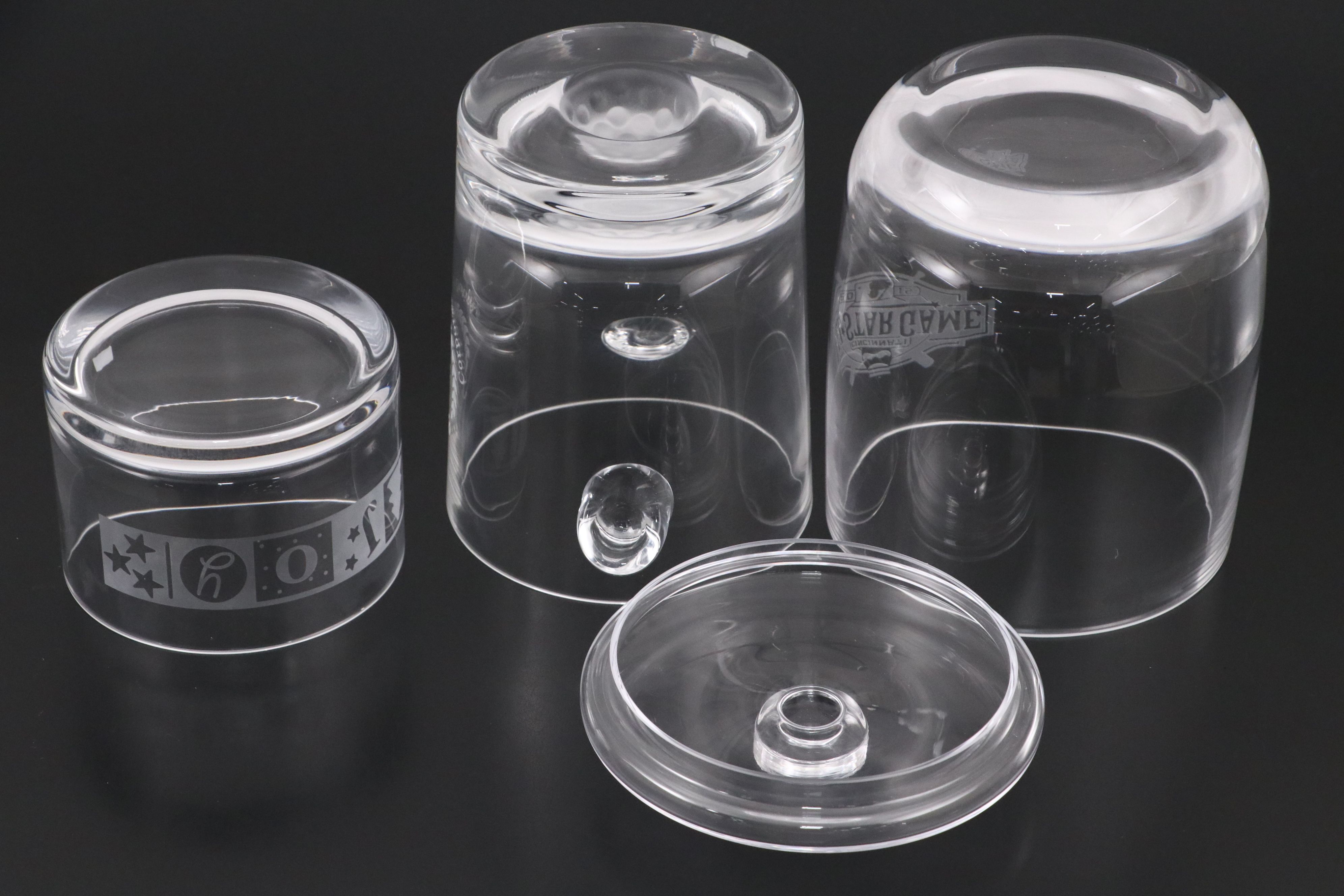 Cincinnati Reds All Star Game 2015 and Other Crystal Glass Ice Bucket and Bowl