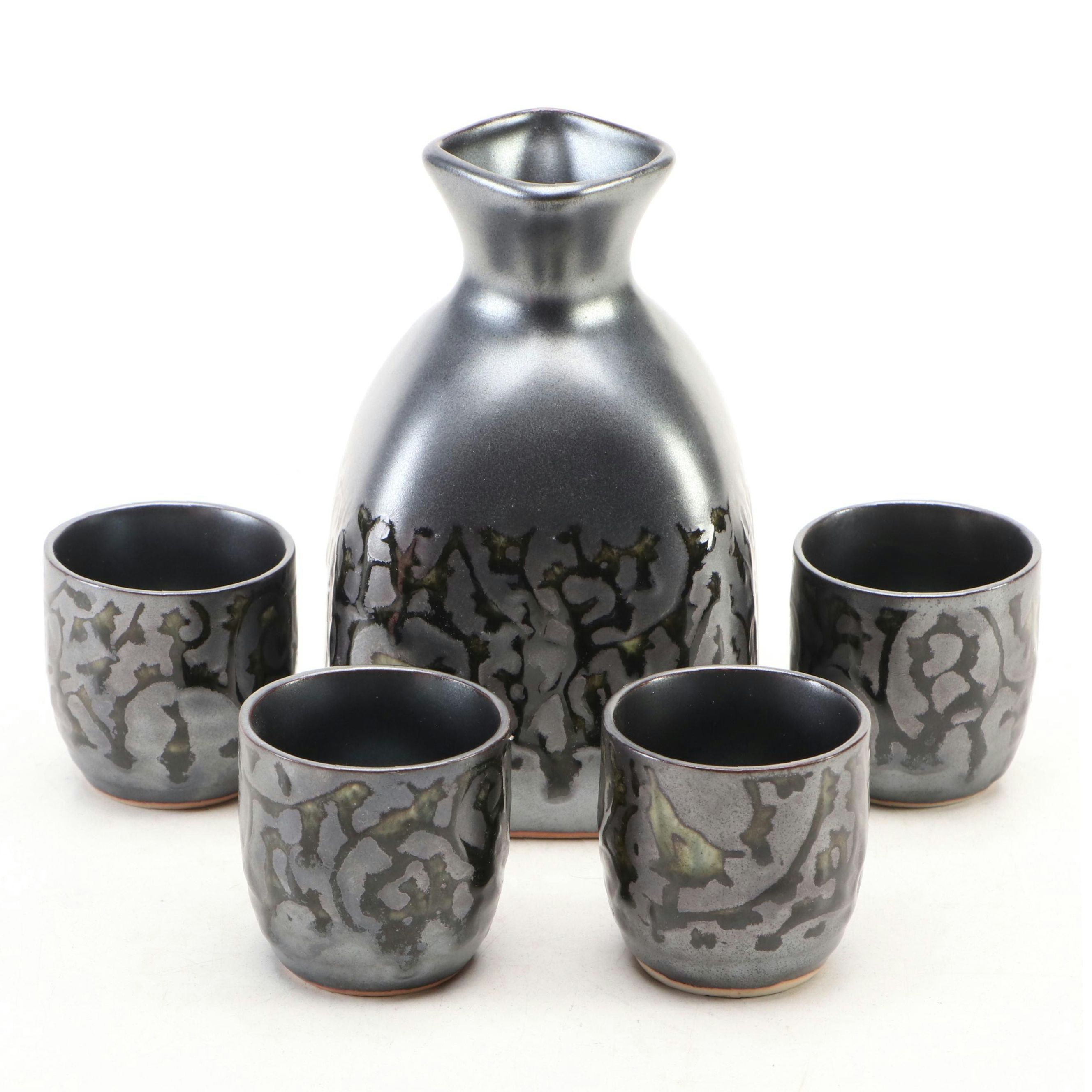 Kotobuki Ceramic Sake Set