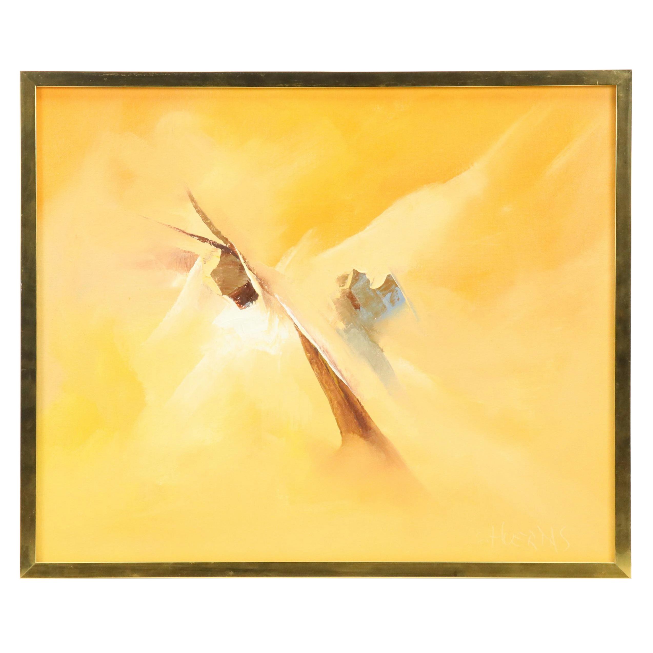 Segundo Huertas Abstract Oil Painting