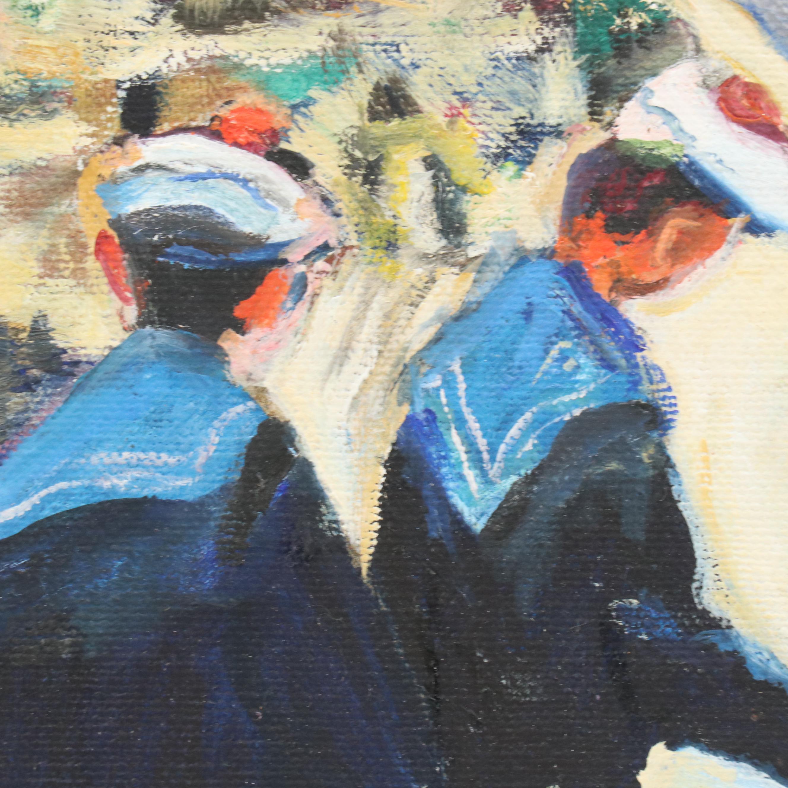 Oil Painting After Albert Marquet "The Beach at Fécamp," Late 20th Century