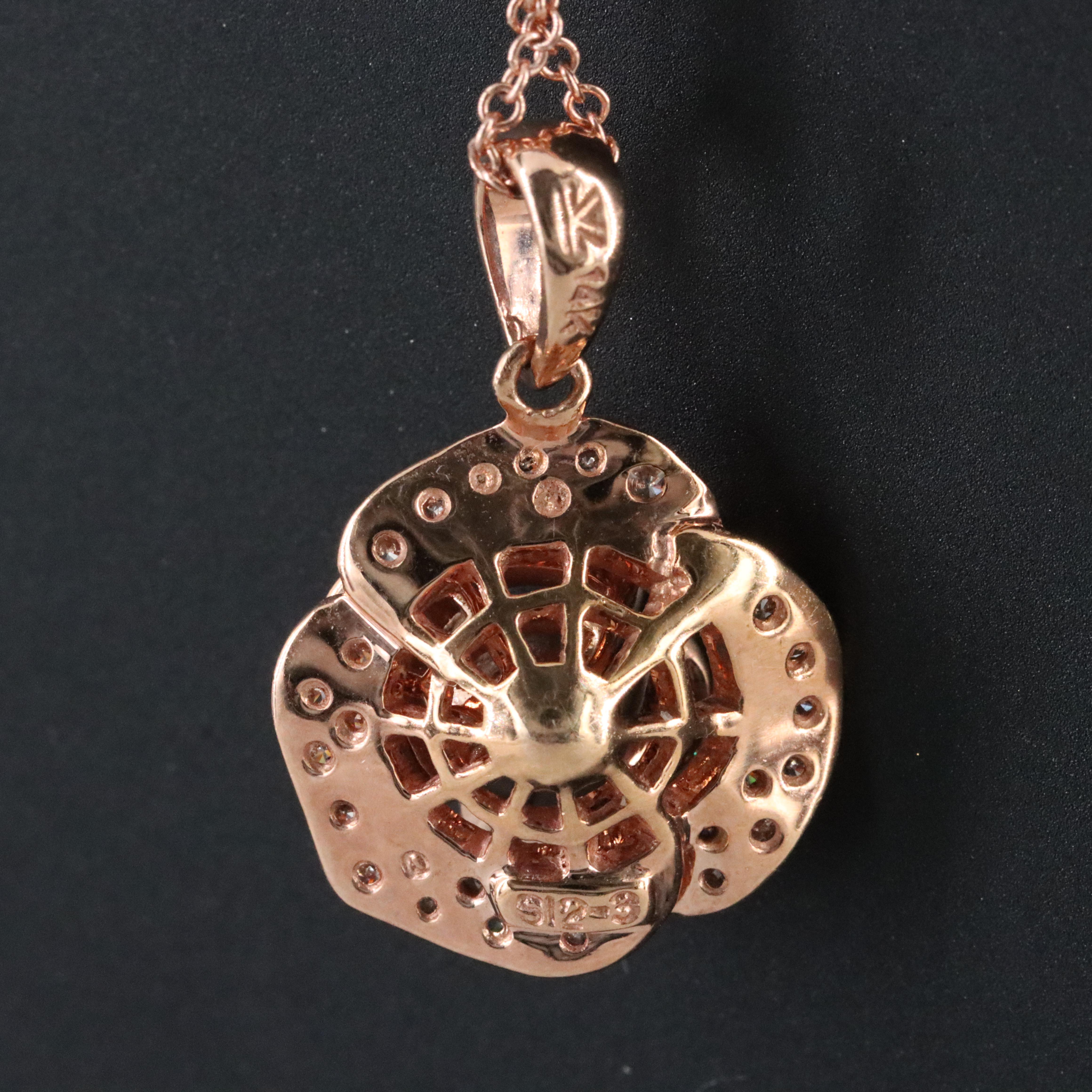 Le Vian 14K Rose Gold 0.34 CTW Diamond Rose Necklace