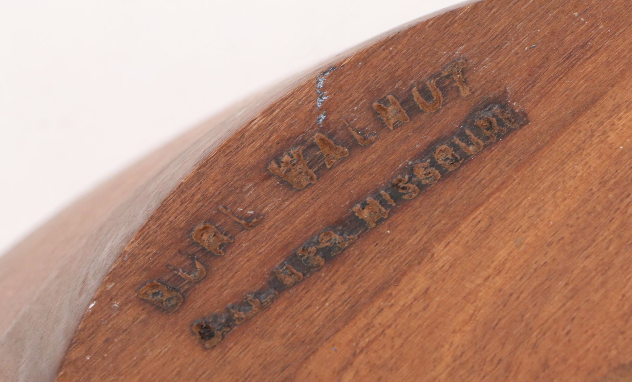 Burled Walnut Salad Bowl Set