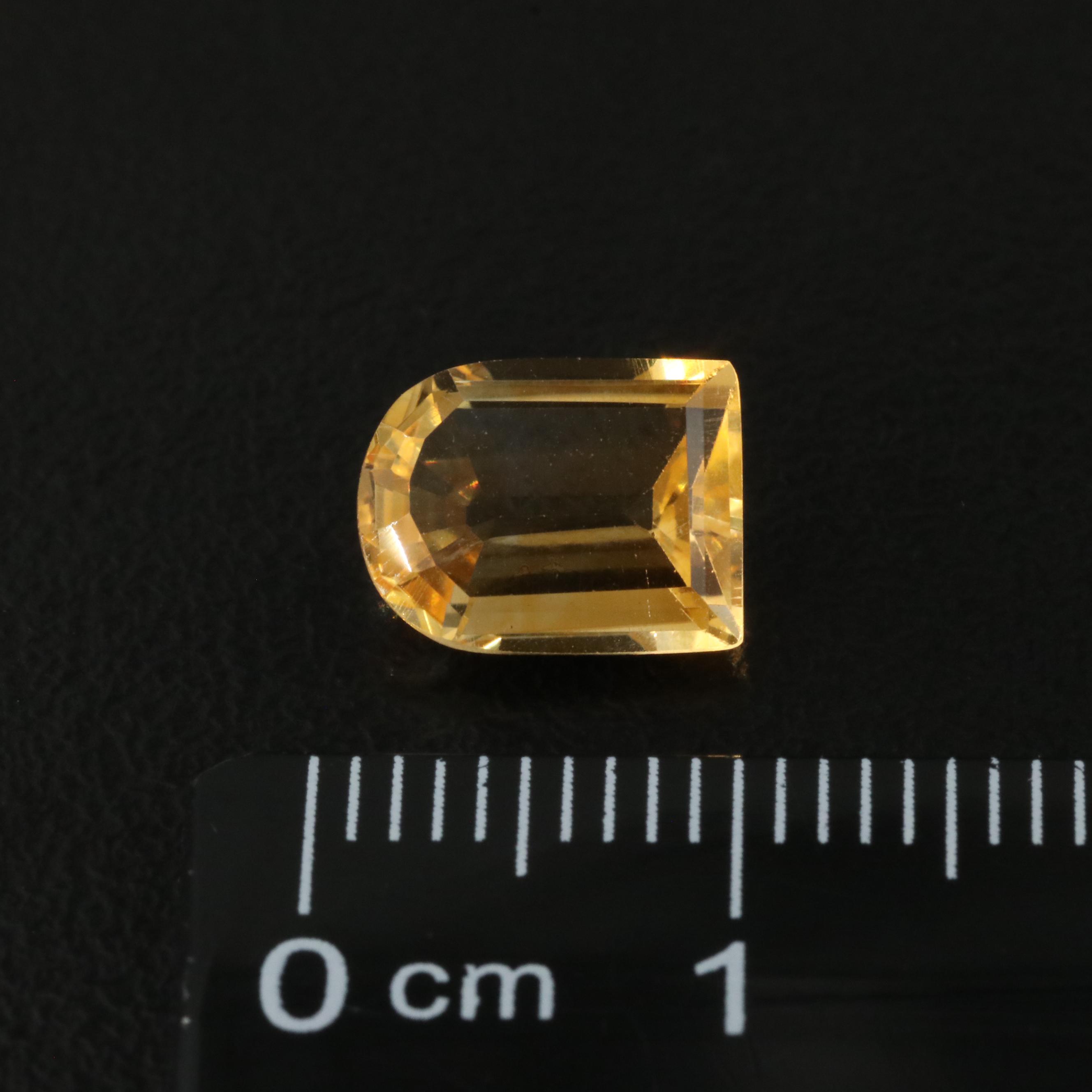 Loose 4.28 CTW Citrine Pair