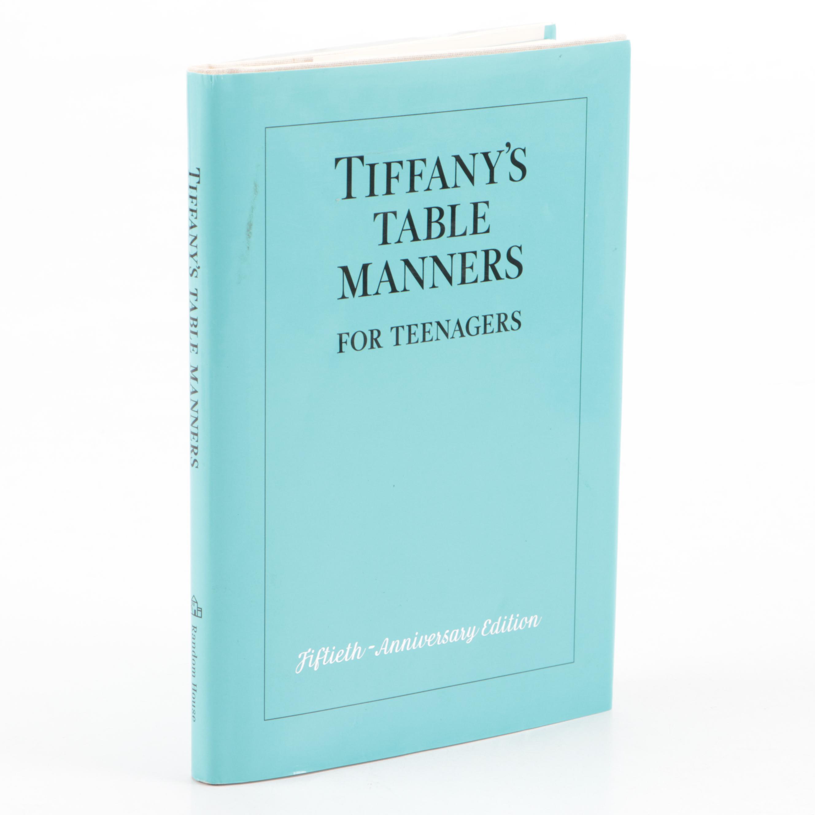 50th Anniversary Edition "Tiffany's Table Manners for Teenagers" by W. Hoving
