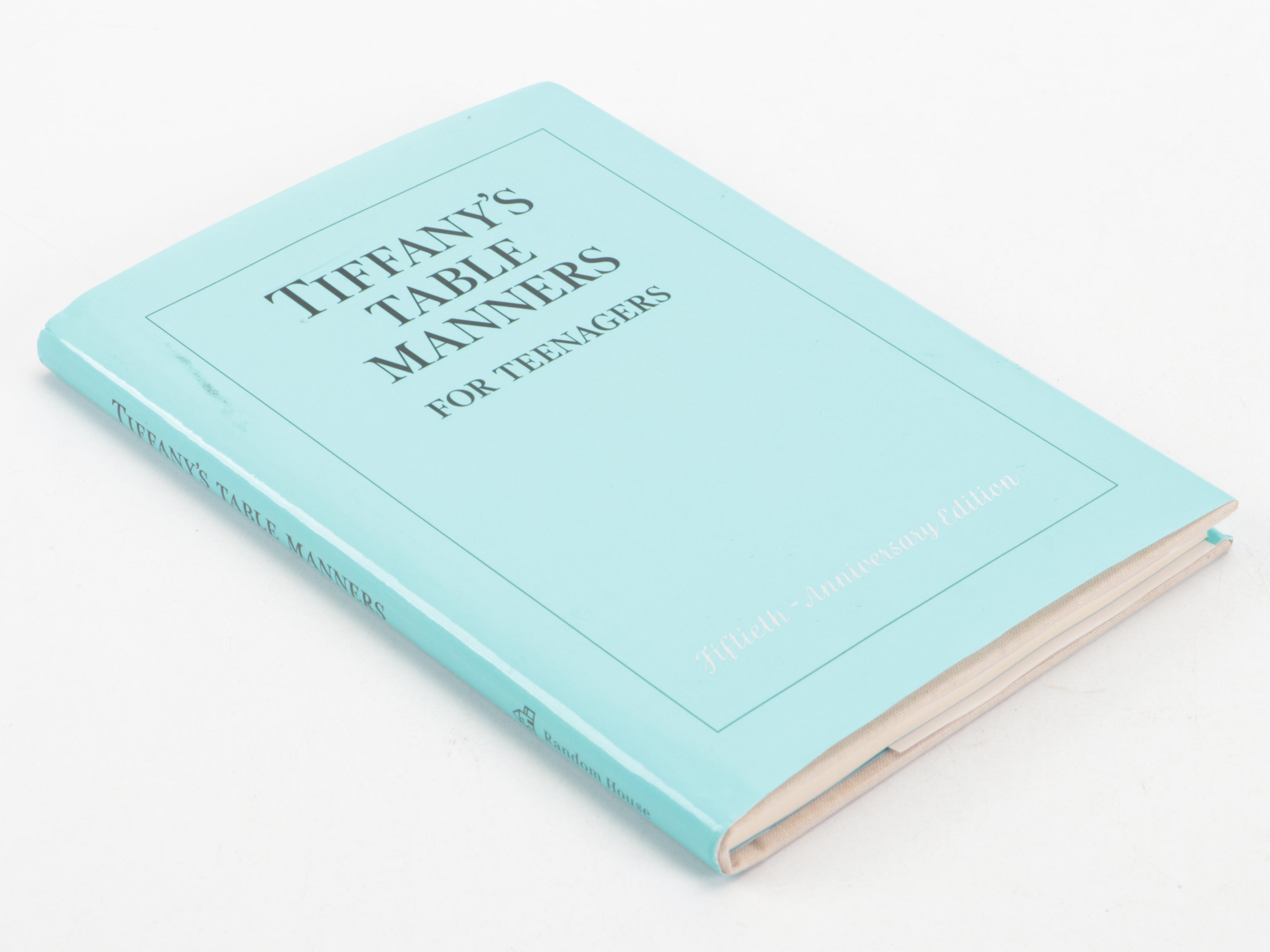 50th Anniversary Edition "Tiffany's Table Manners for Teenagers" by W. Hoving