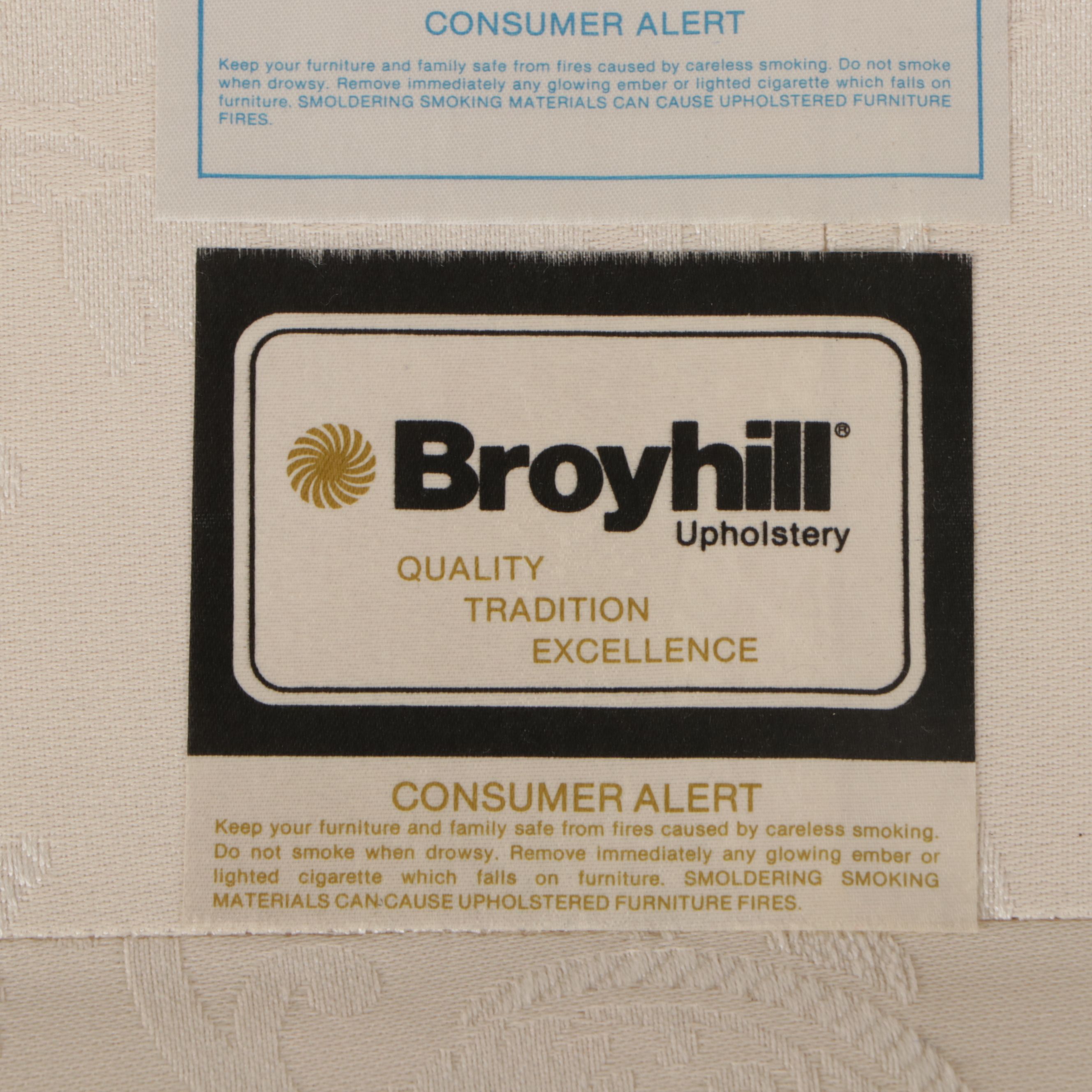 Broyhill Channel Tufted Roll-Arm Sofa, Late 20th Century