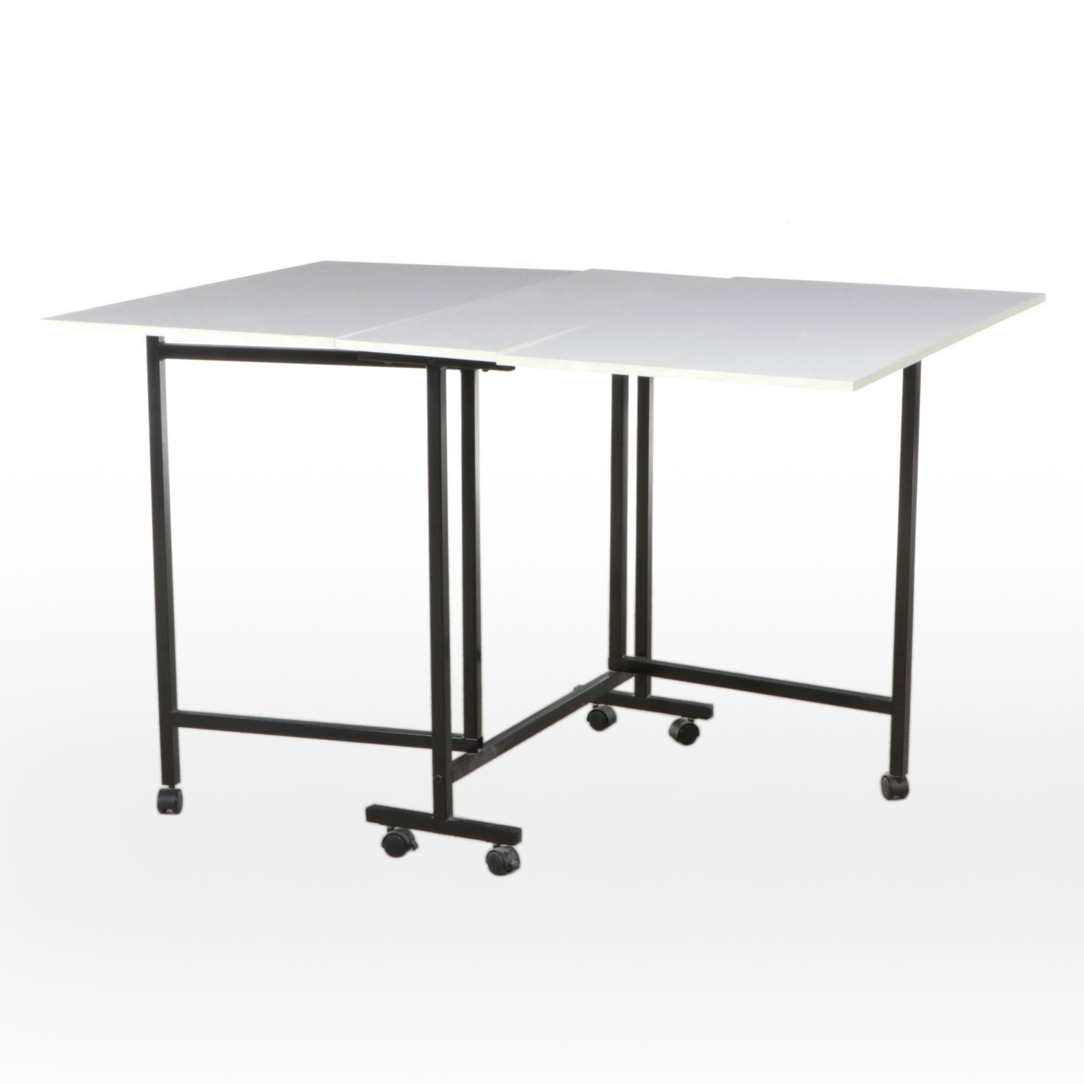 Contemporary Laminate Drop-Leaf Table