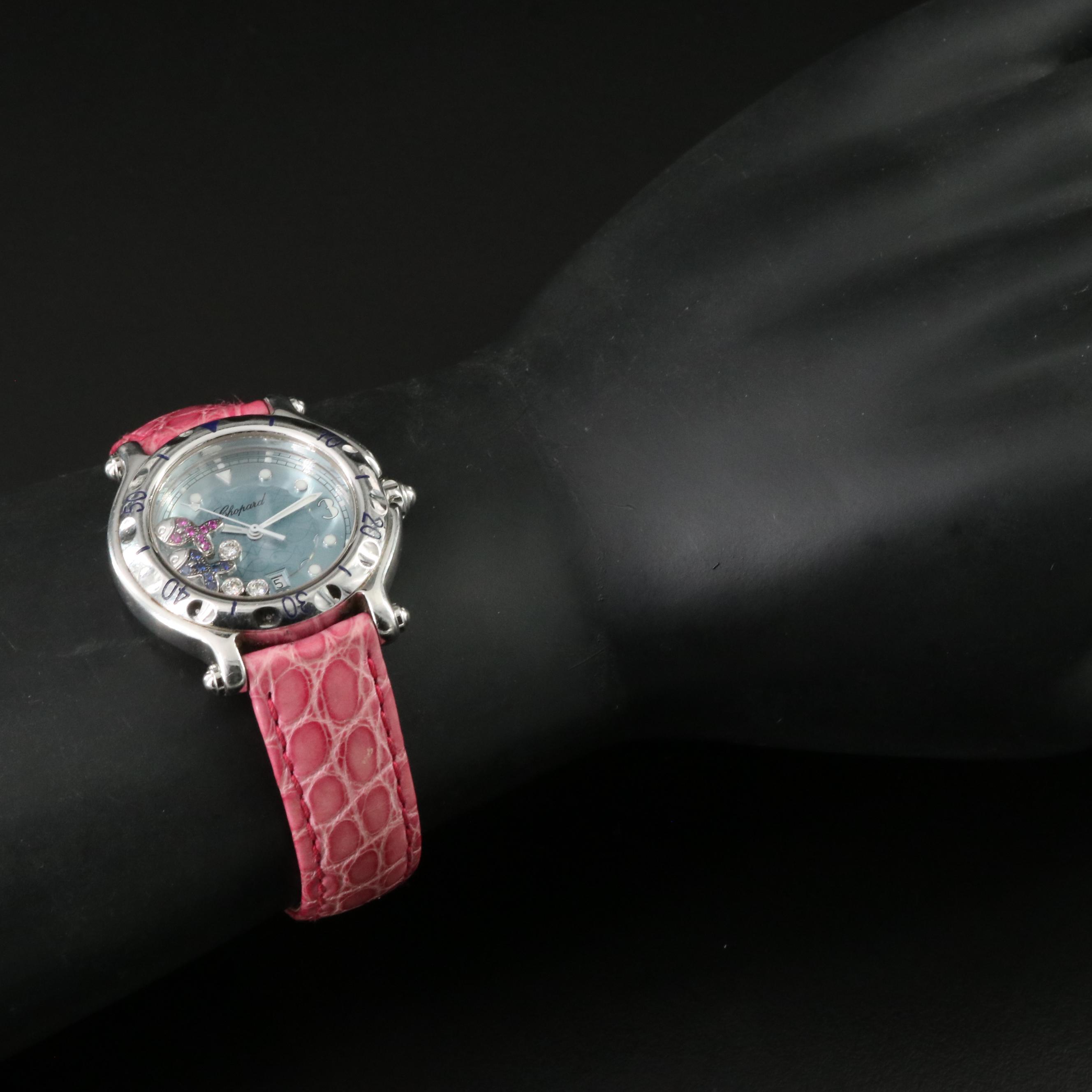 Chopard Happy Sport Fish Diamond Watch