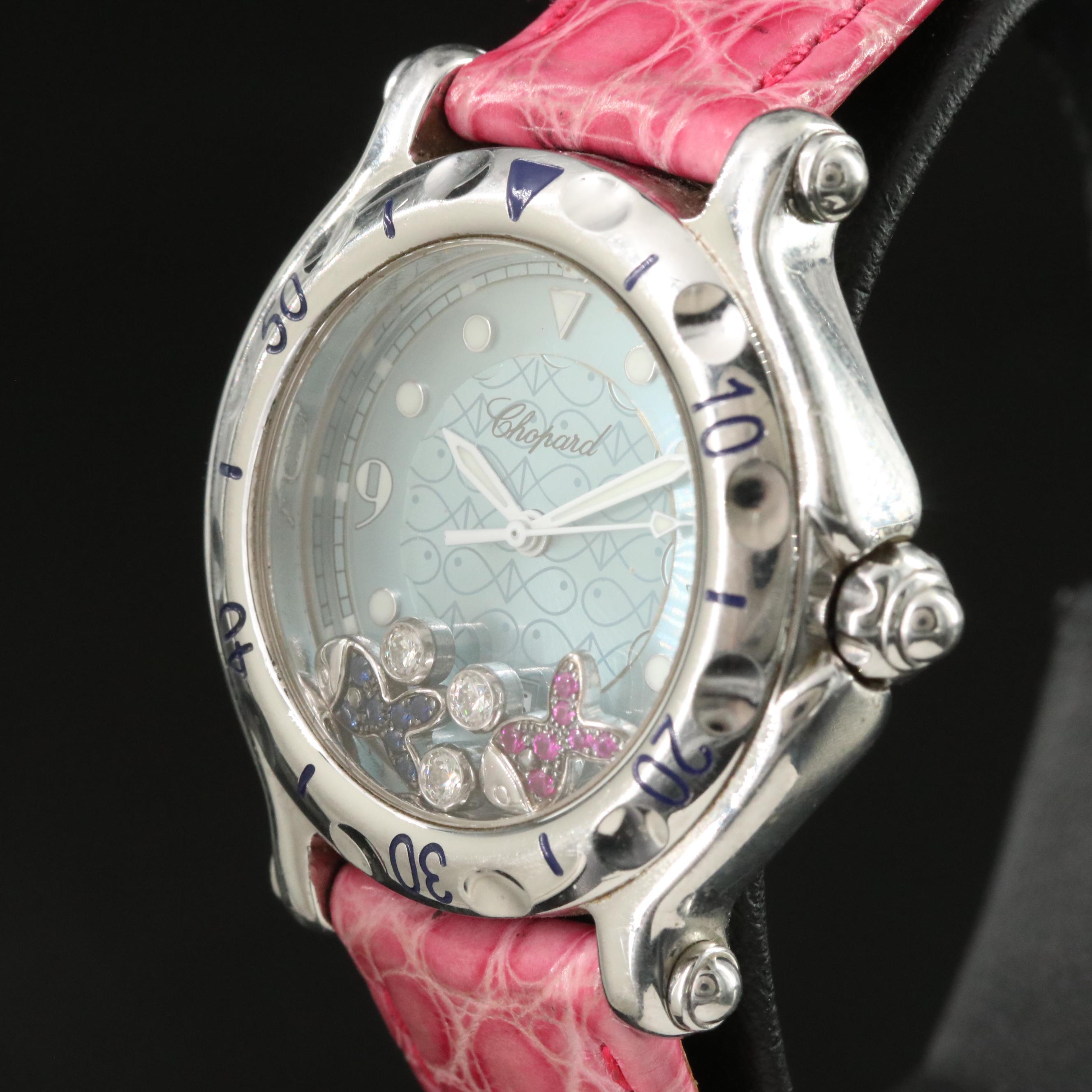 Chopard Happy Sport Fish Diamond Watch