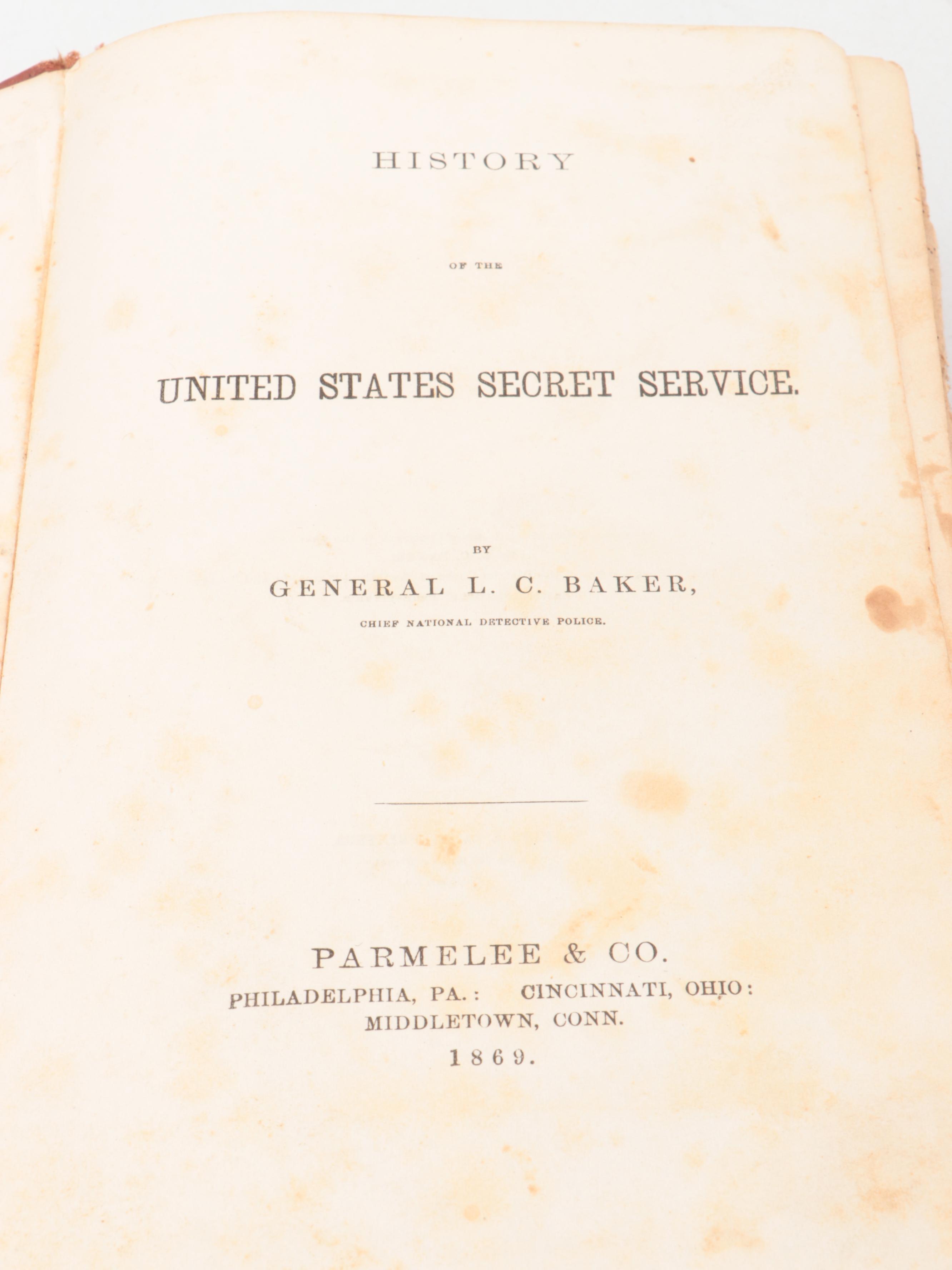 "History of the United States Secret Service" by L. C. Baker, 1869