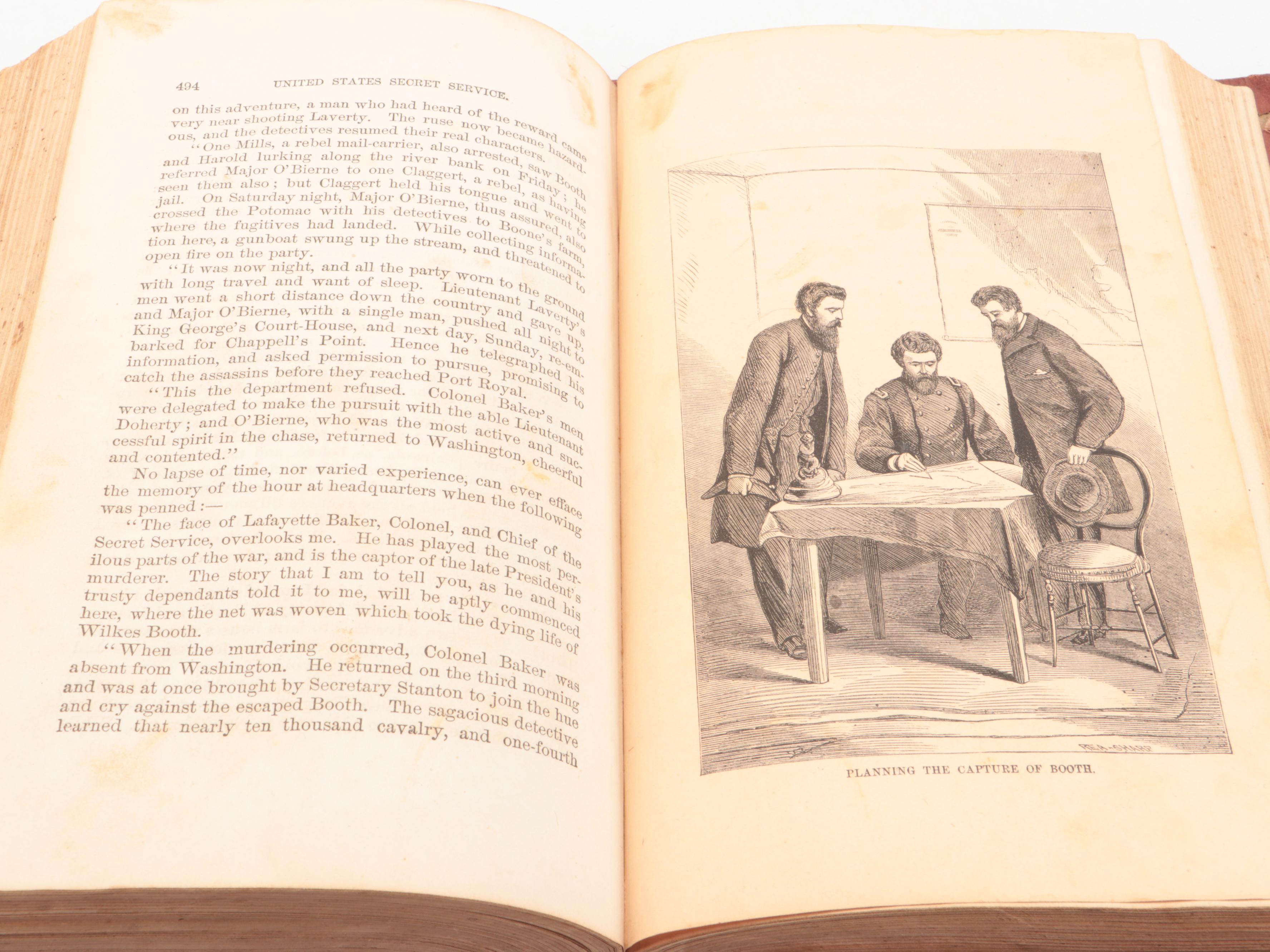 "History of the United States Secret Service" by L. C. Baker, 1869