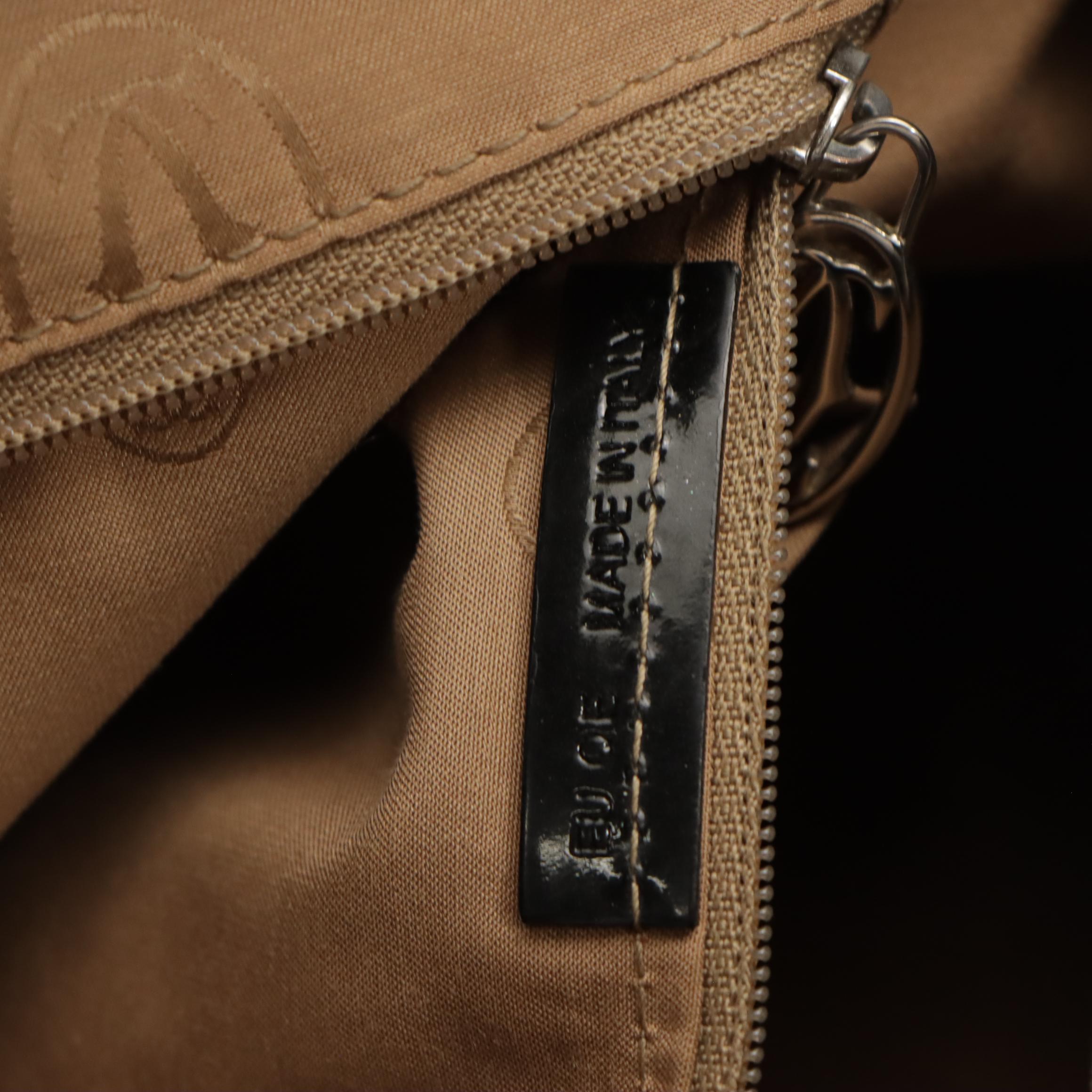 Cartier Marcello de Cartier Handbag in Black Patent Leather