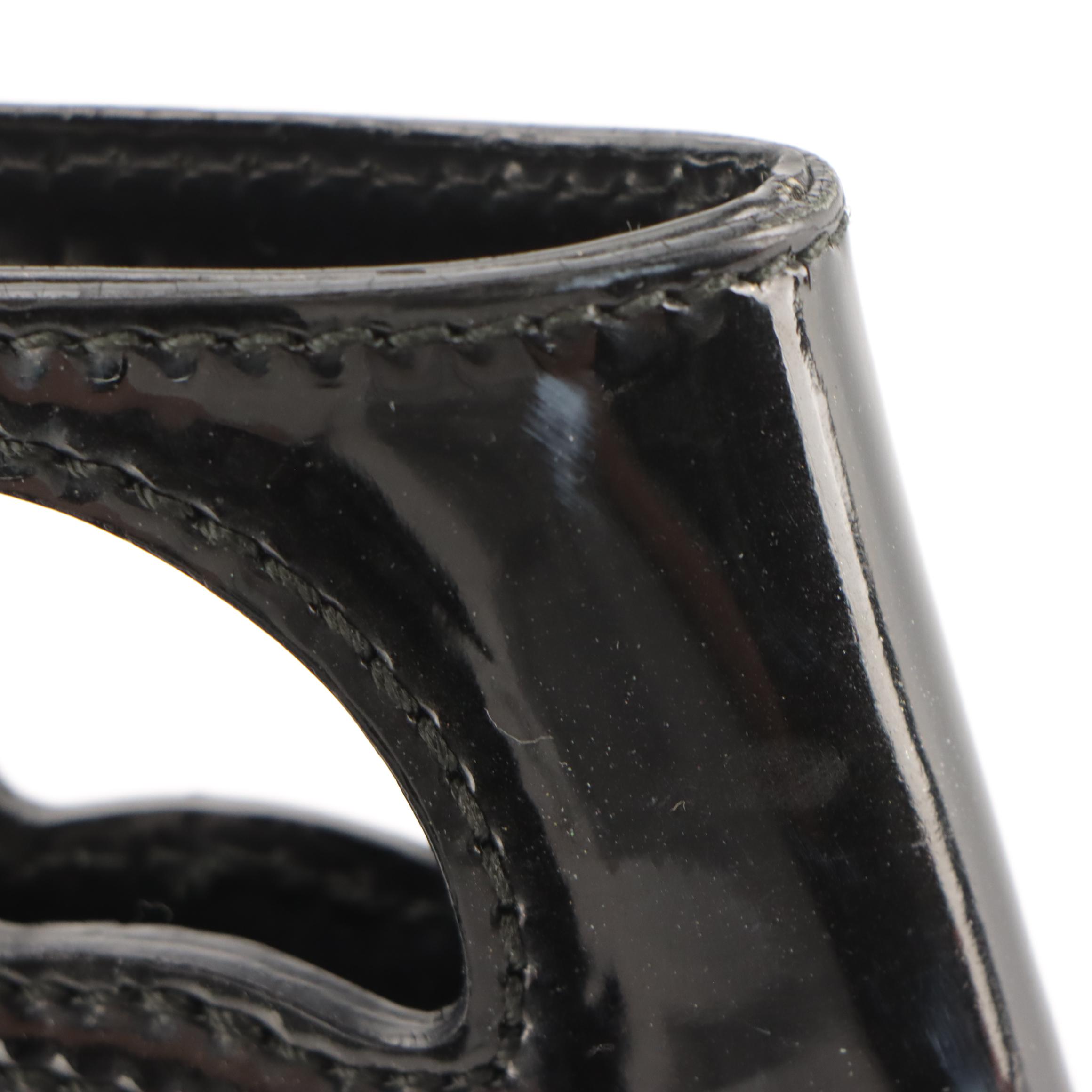 Cartier Marcello de Cartier Handbag in Black Patent Leather