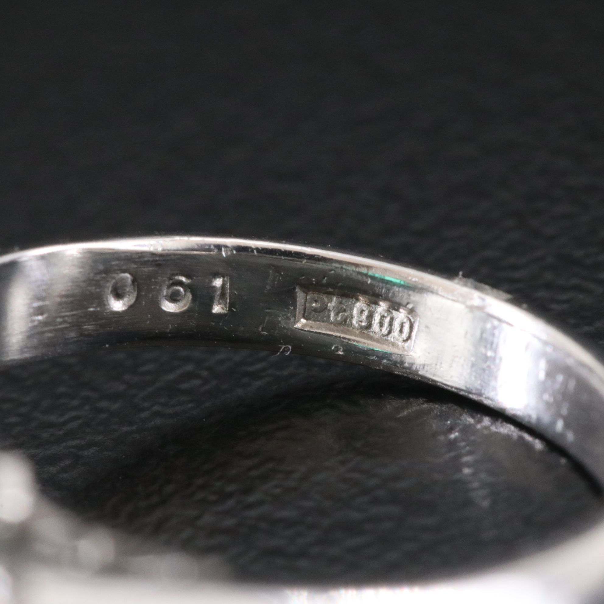 Platinum 1.88 CT Colombian Emerald and Diamond Ring with GIA Report