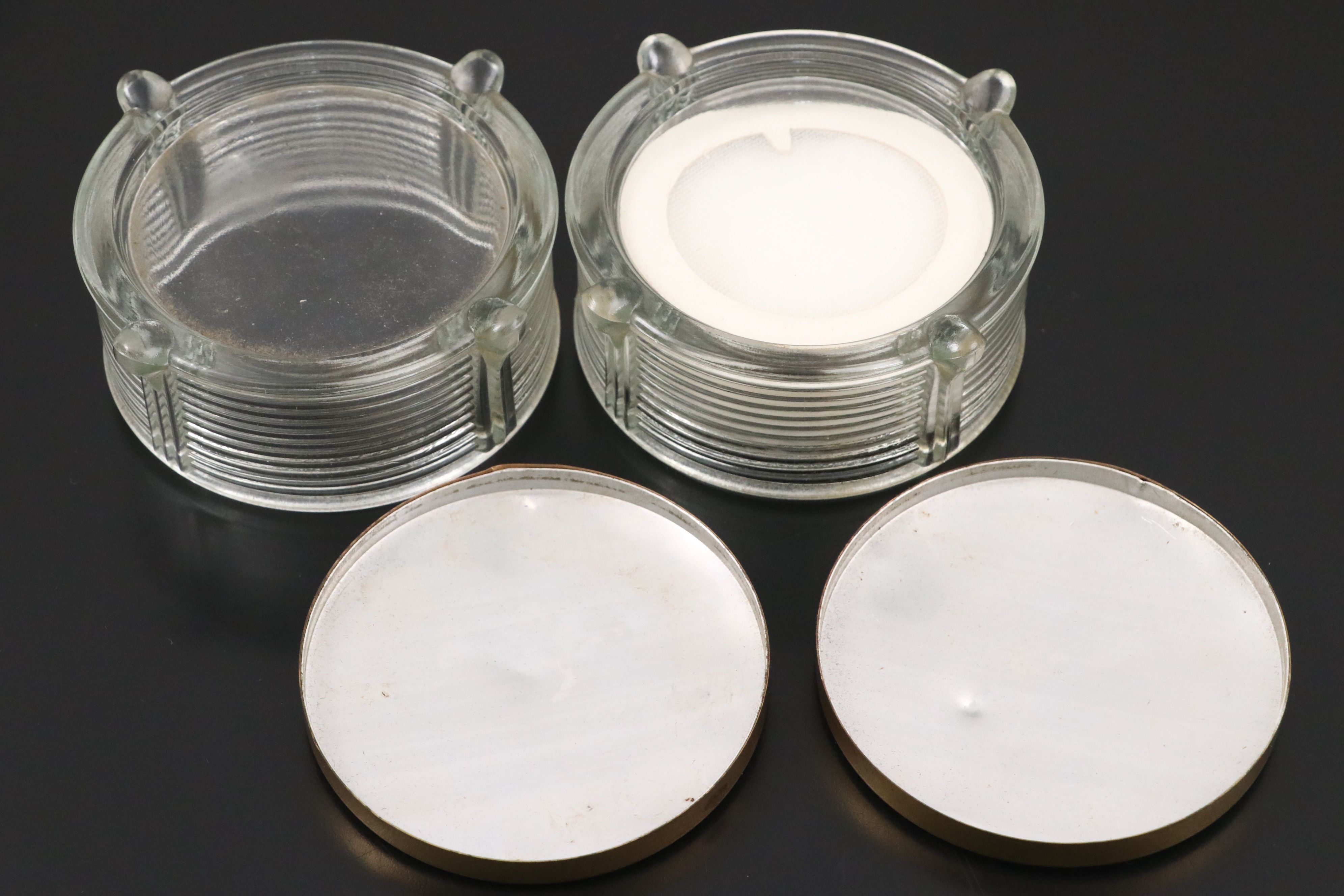 22K Gilt Accented Vanity Accessories Set, Early 20th Century