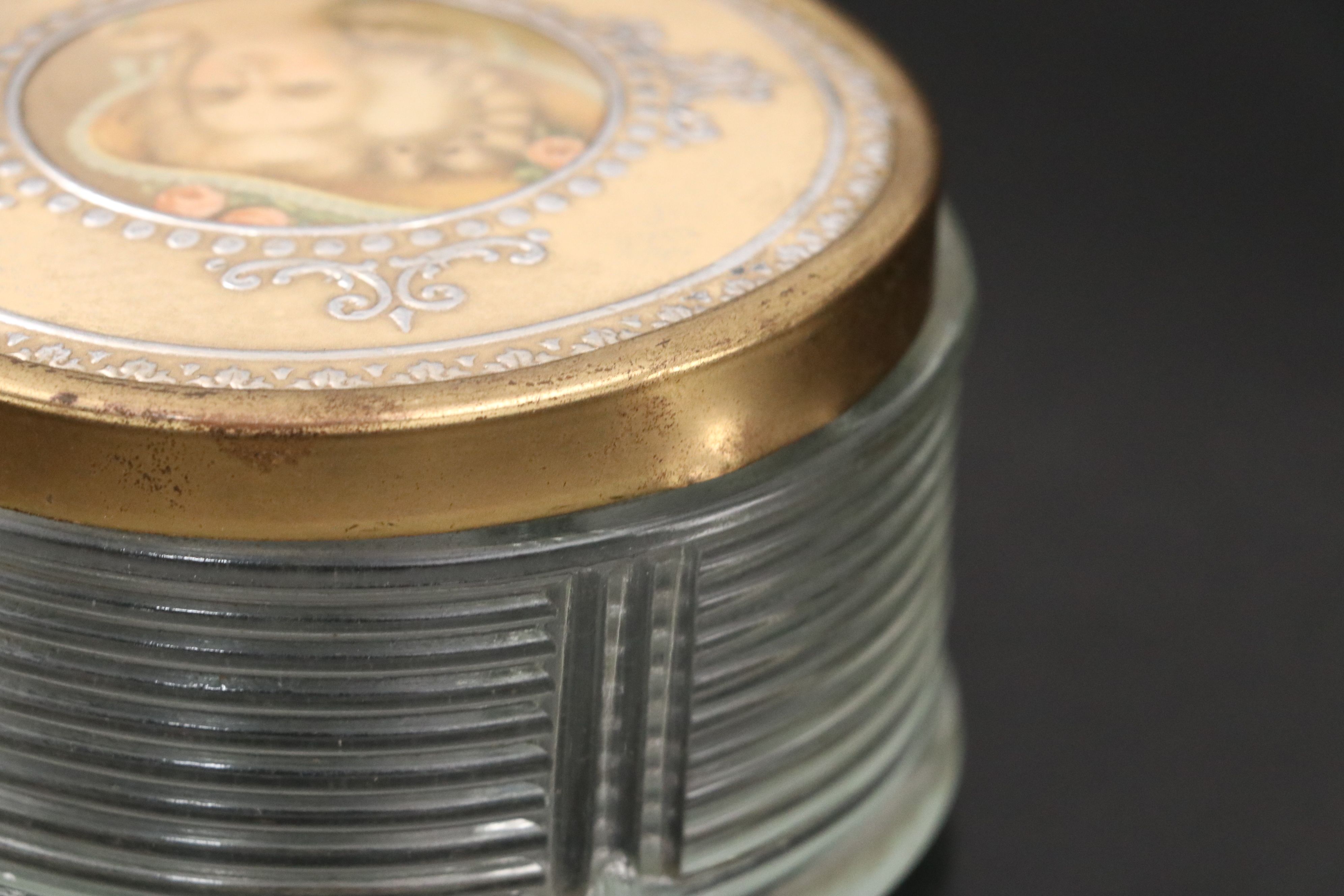 22K Gilt Accented Vanity Accessories Set, Early 20th Century