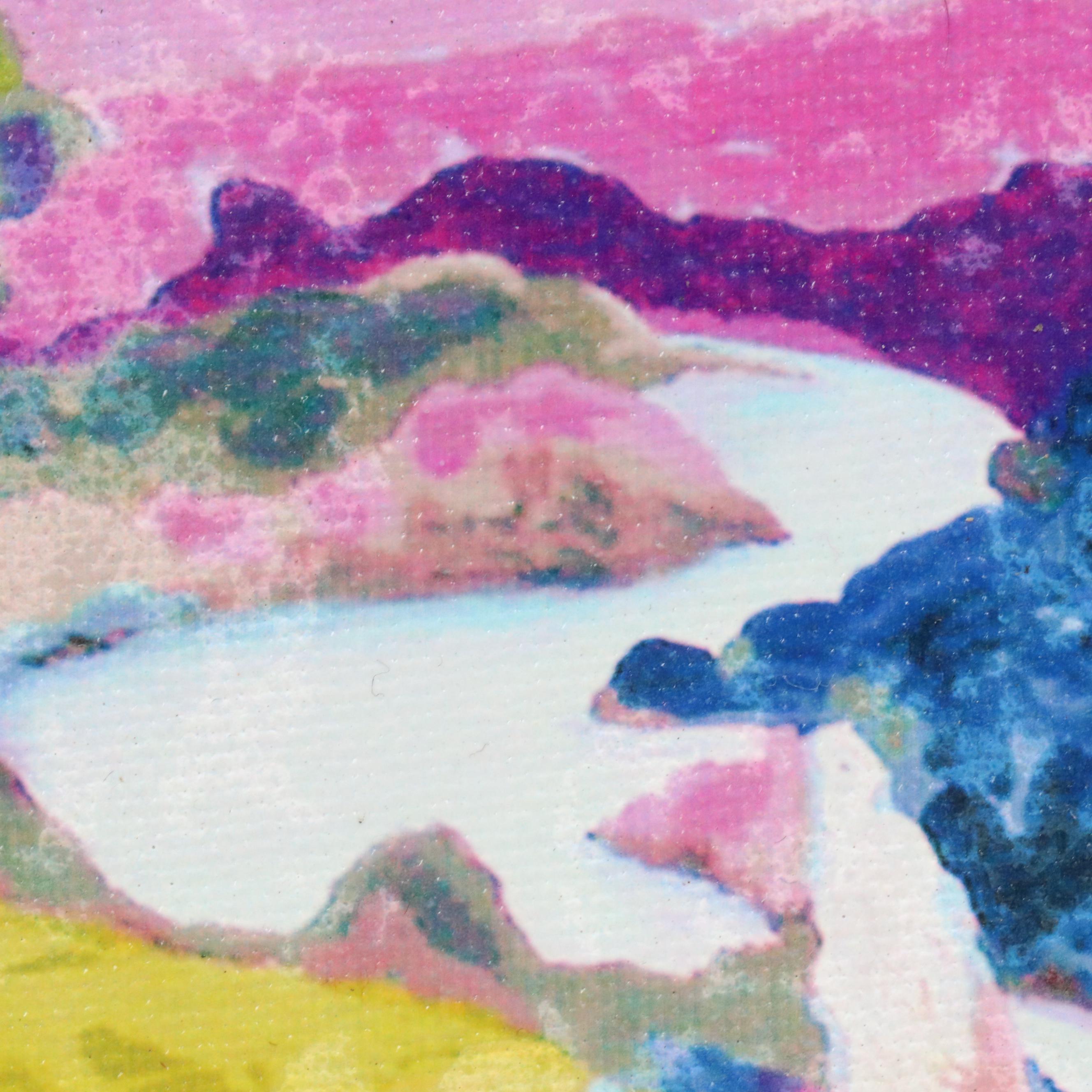 Pamela Gale George Giclée "Crossing the Mekong Again," 2012