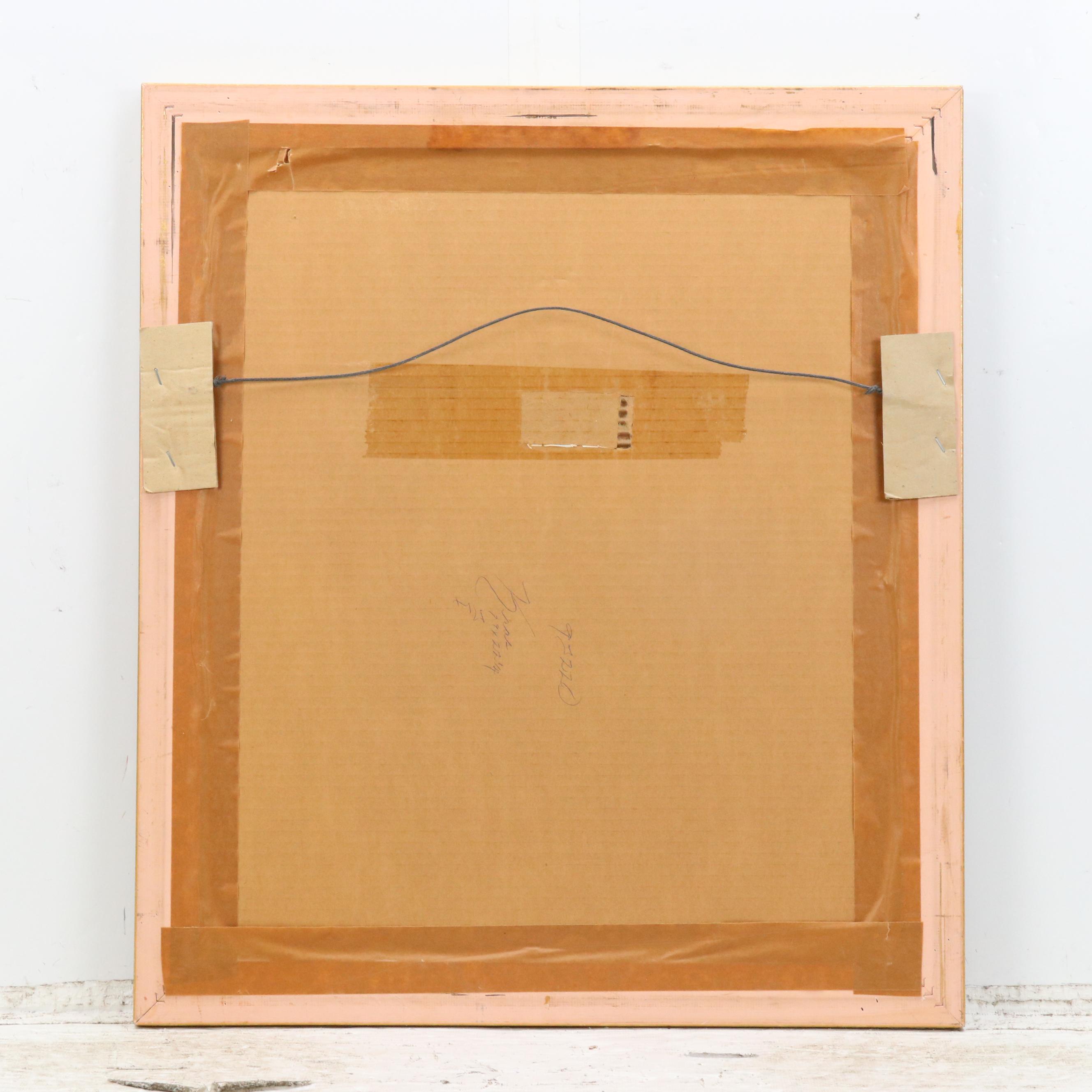 Anatole Krasnyansky Serigraph "Flowers and Venice"