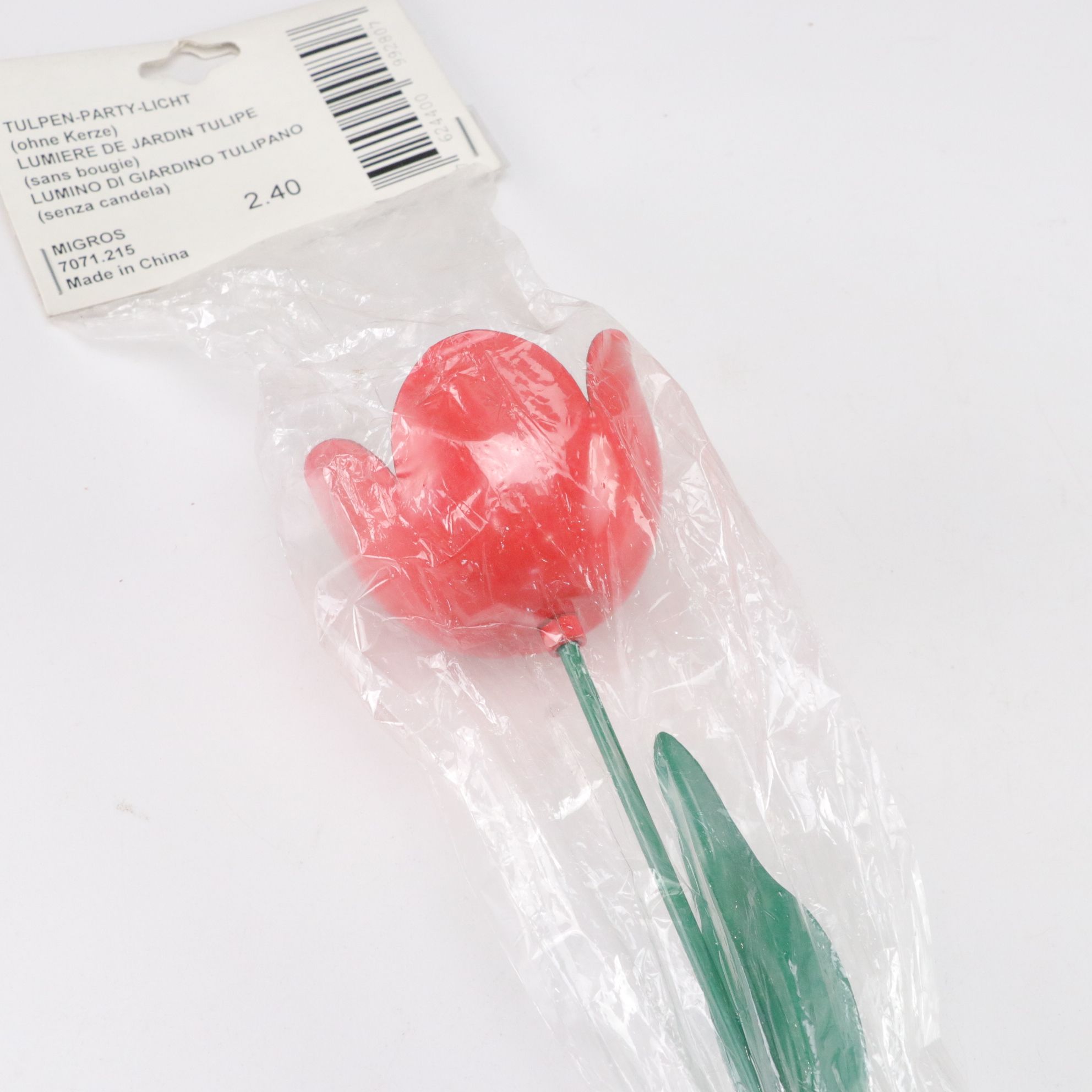 Painted Metal Long Stem Tulip