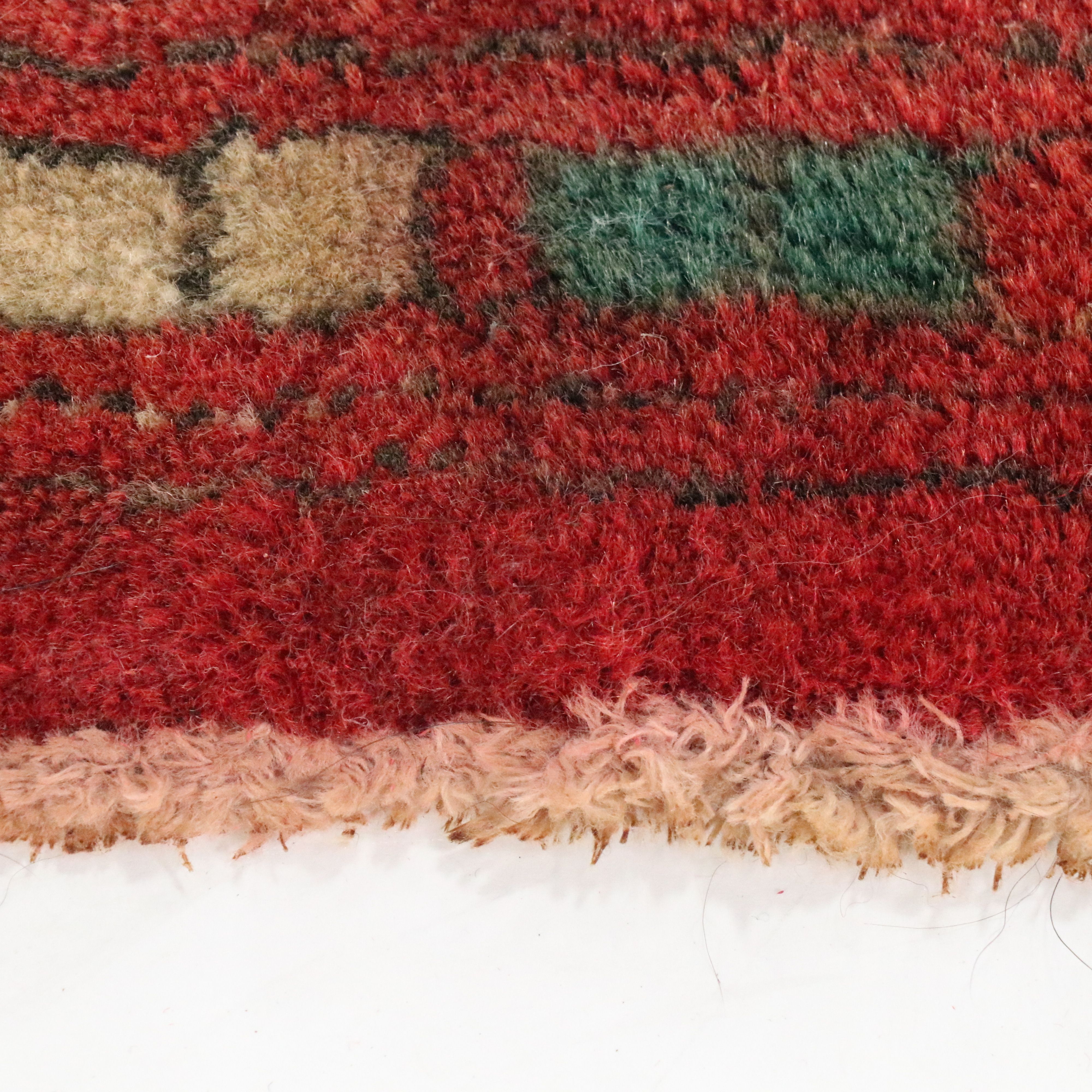 2'2 x 2'10 Hand-Knotted Turkish Milas Accent Rug