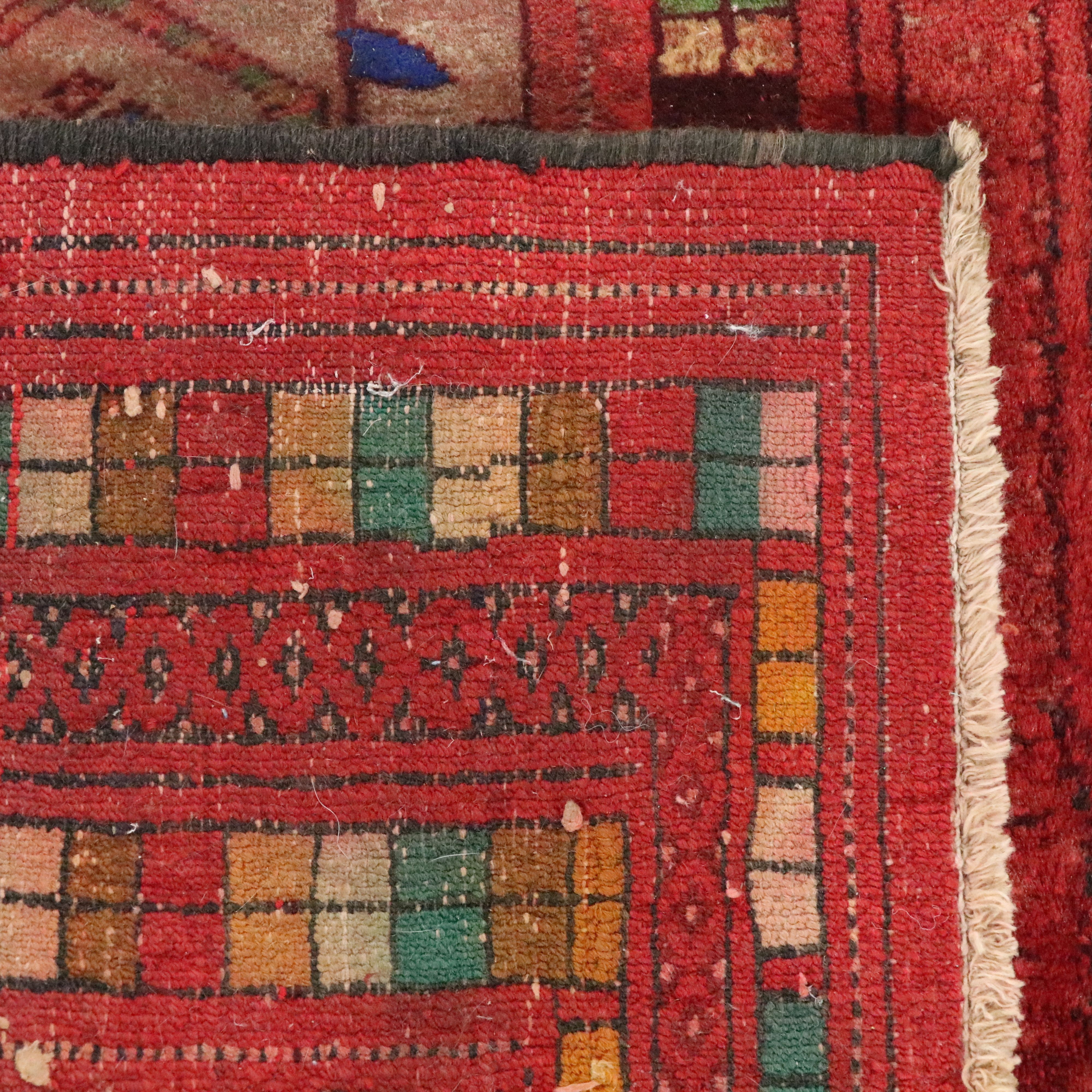 2'2 x 2'10 Hand-Knotted Turkish Milas Accent Rug