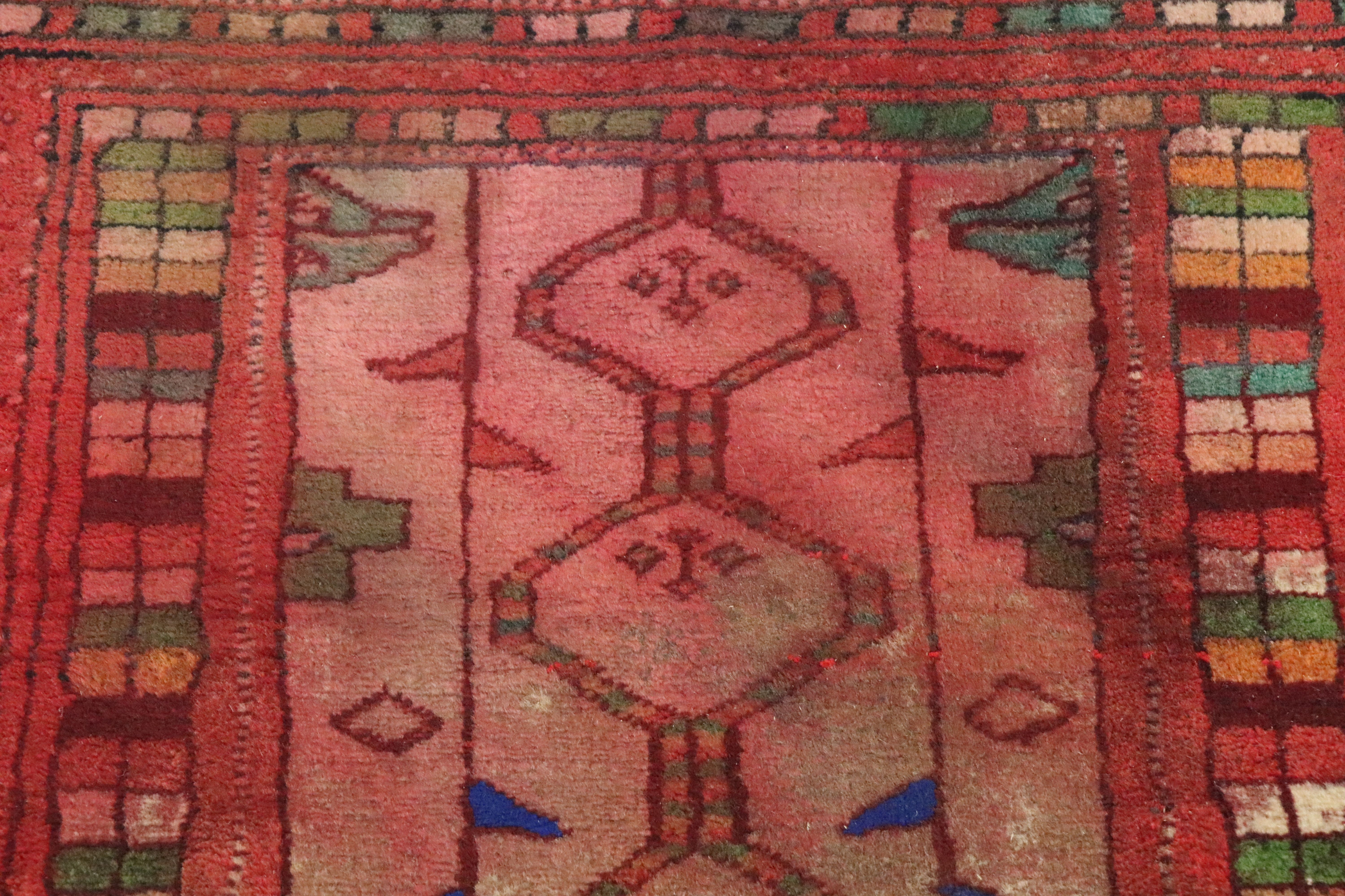 2'2 x 2'10 Hand-Knotted Turkish Milas Accent Rug