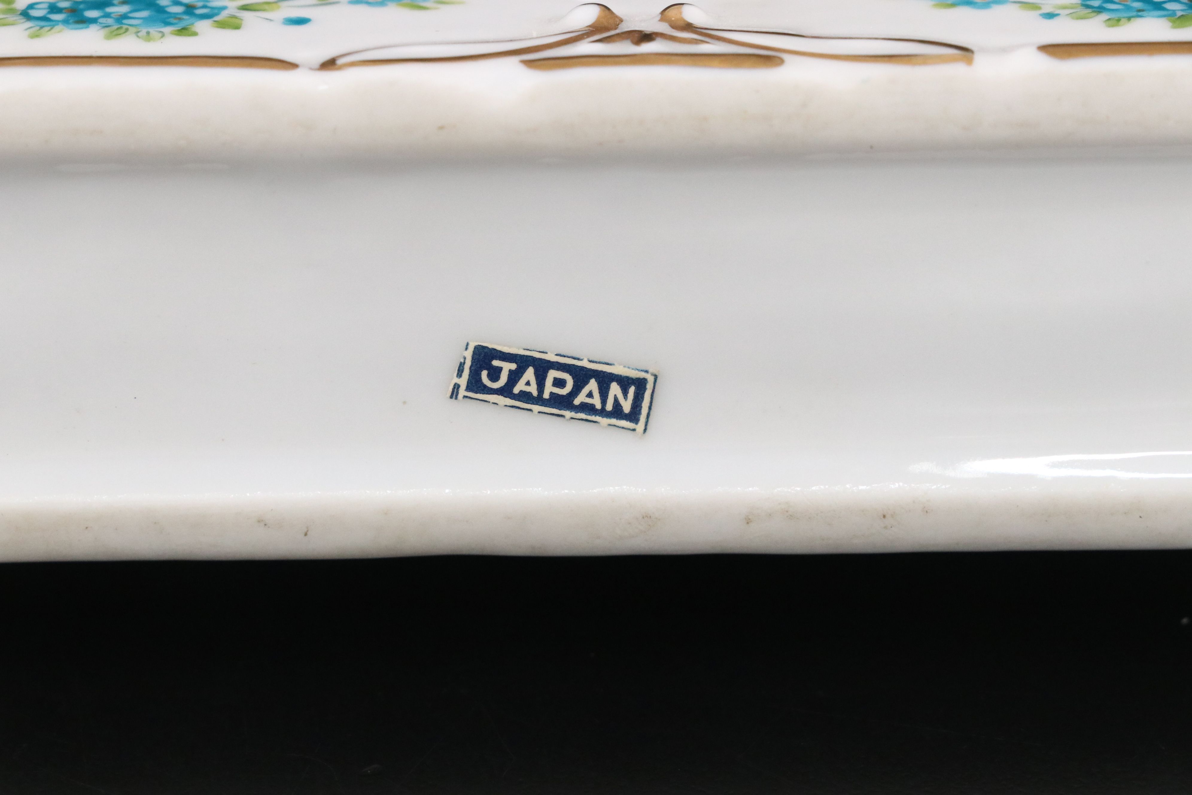 Victorian Style Porcelain Desk Set, Mid to Late 20th Century