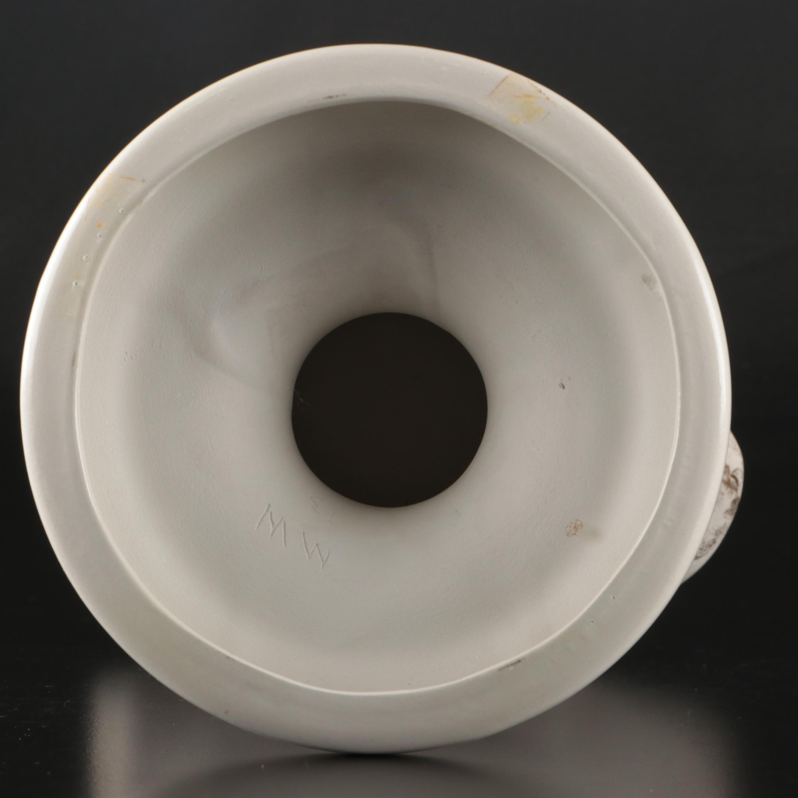 Ceramic Busts after "Bust of Diana" and "Mercury"