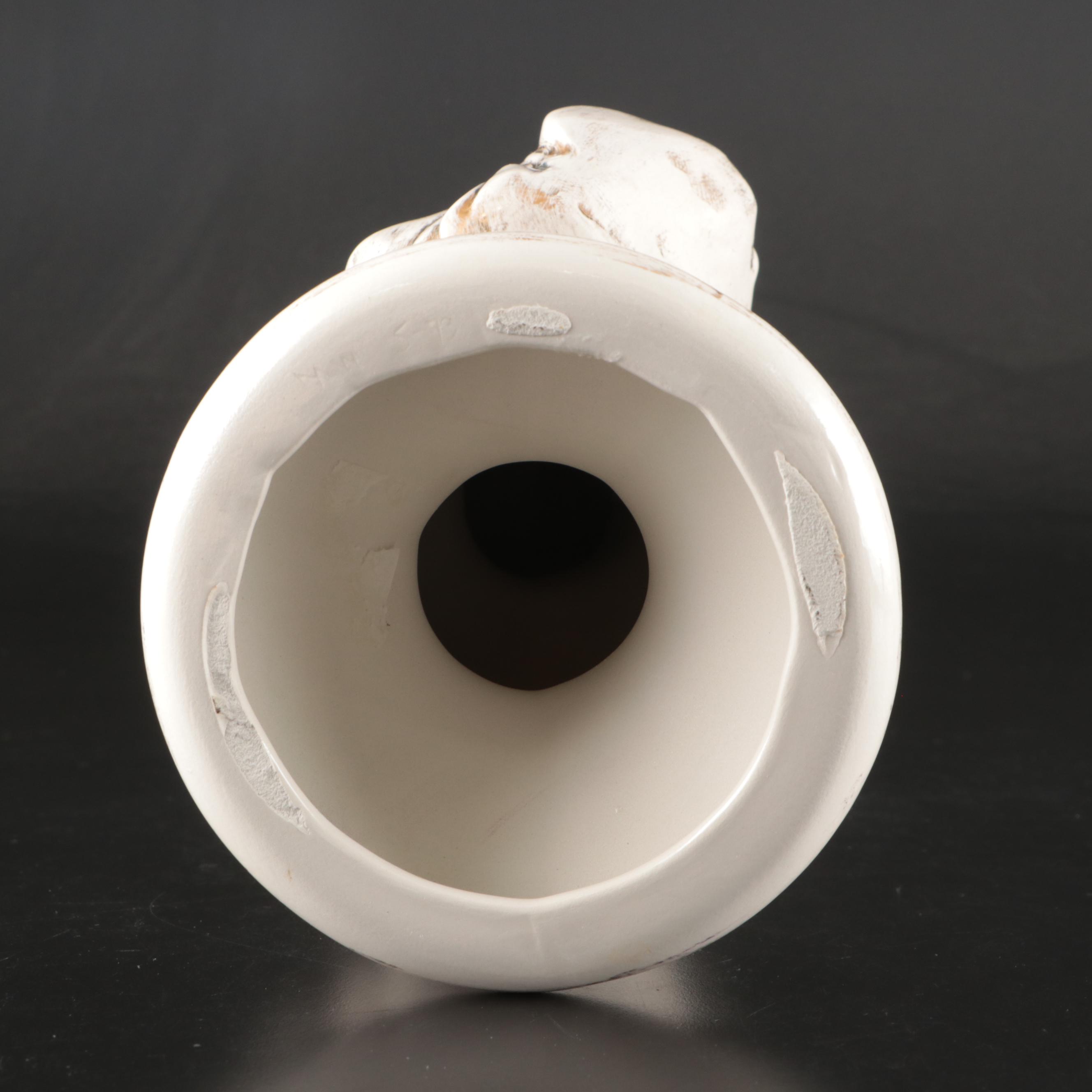 Ceramic Busts after "Bust of Diana" and "Mercury"