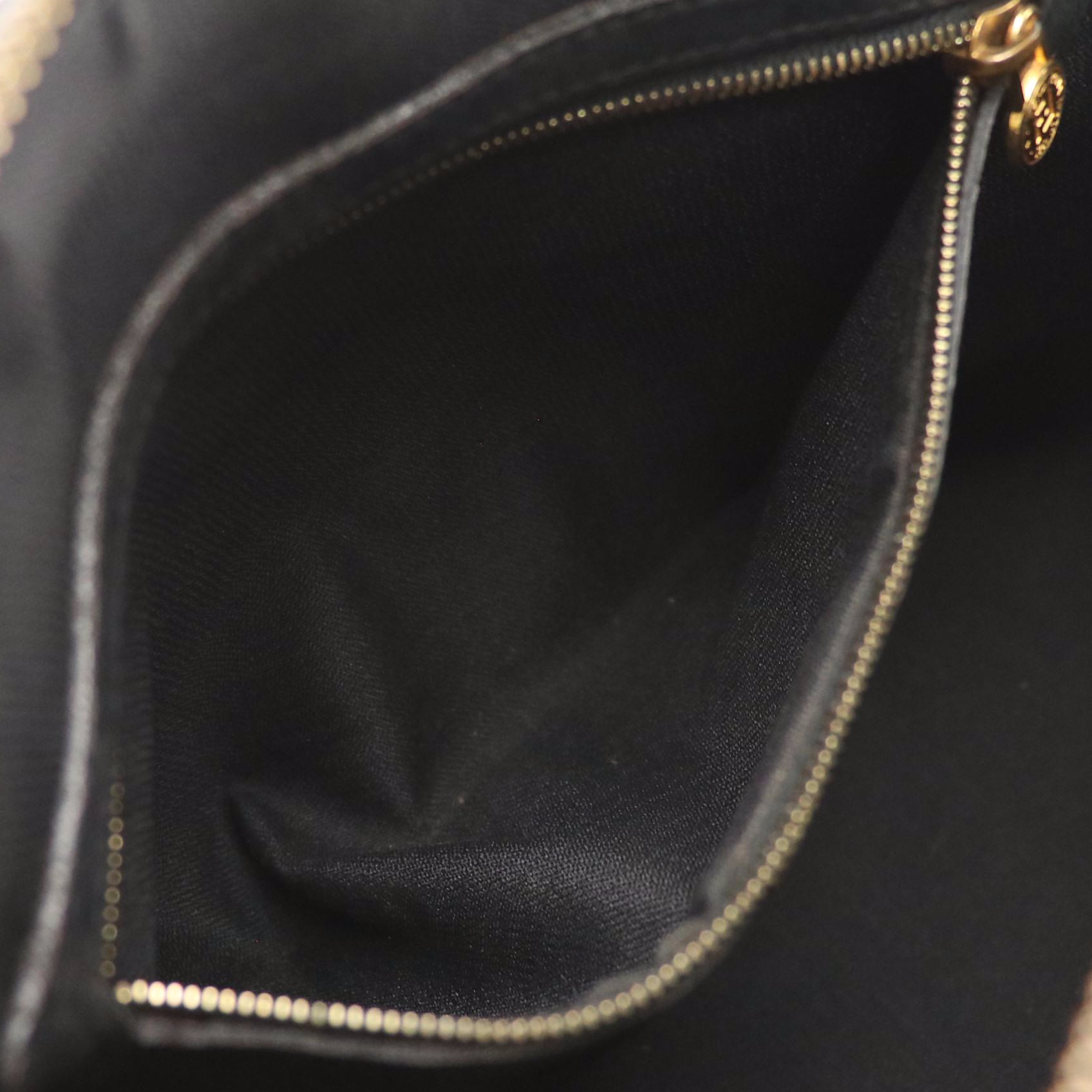 Fendi Dome Satchel in Pequin Striped Canvas and Brown Leather Trim