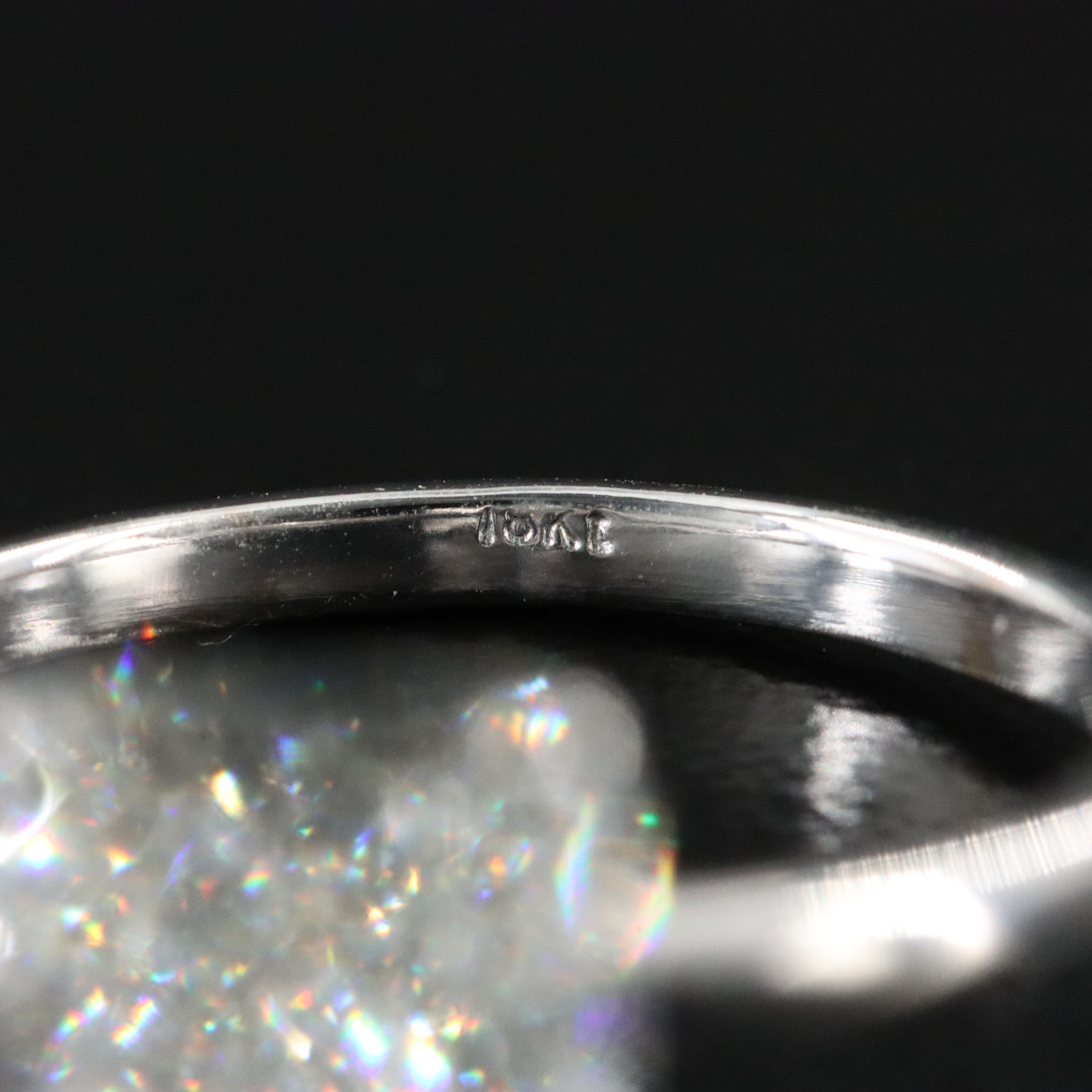 18K 4.02 CT Lab Grown Diamond Solitaire Ring with IGI Report