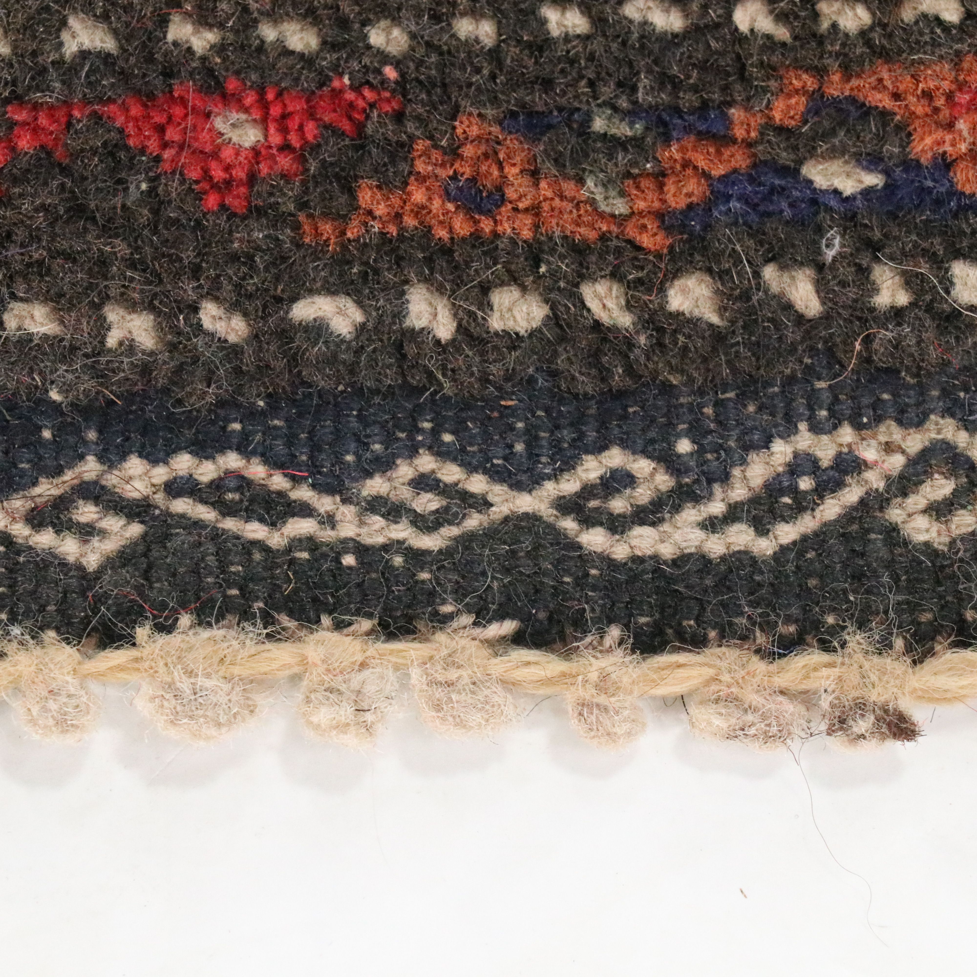 1'10 x 2'6 Hand-Knotted Afghan Baluch Accent Rug