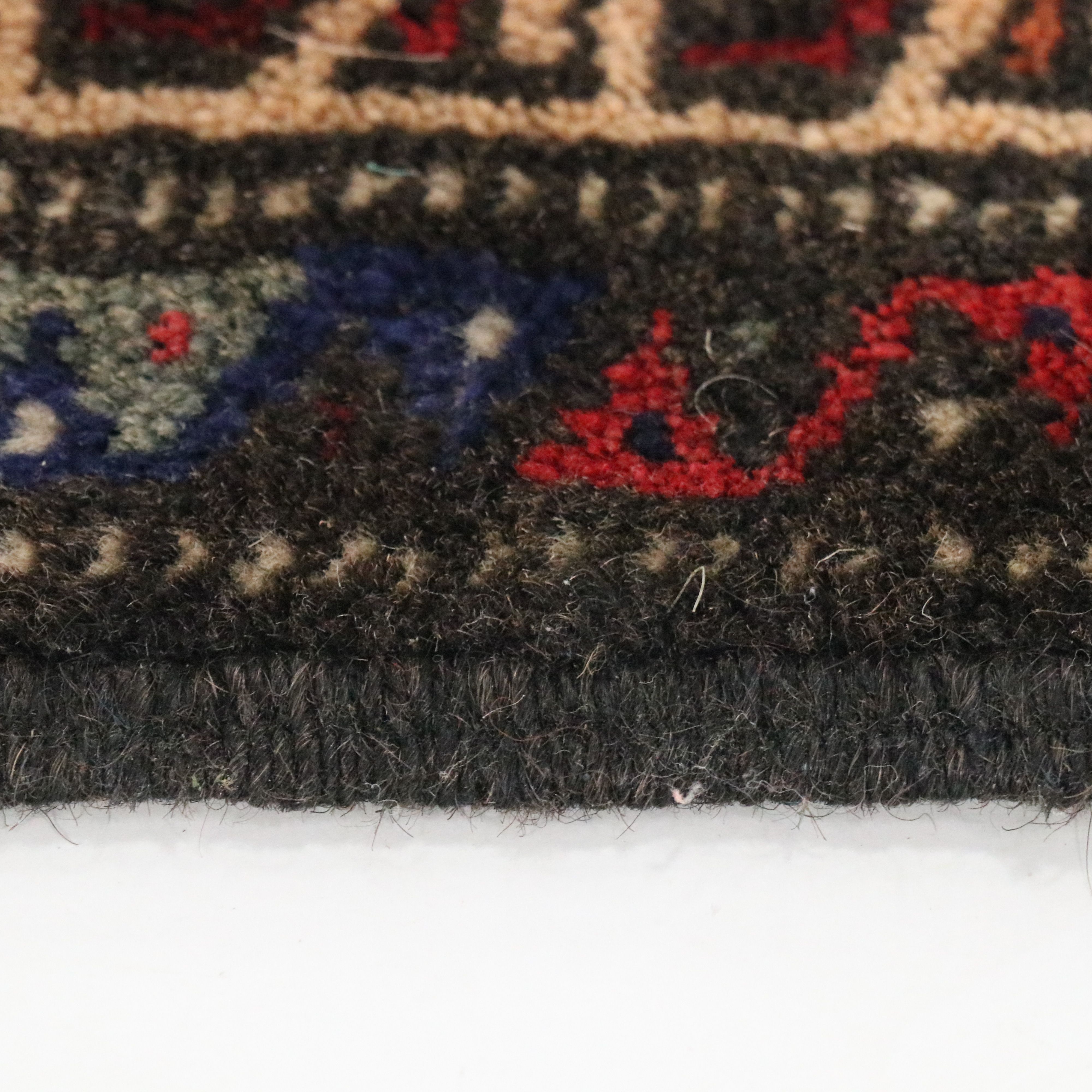 1'10 x 2'6 Hand-Knotted Afghan Baluch Accent Rug