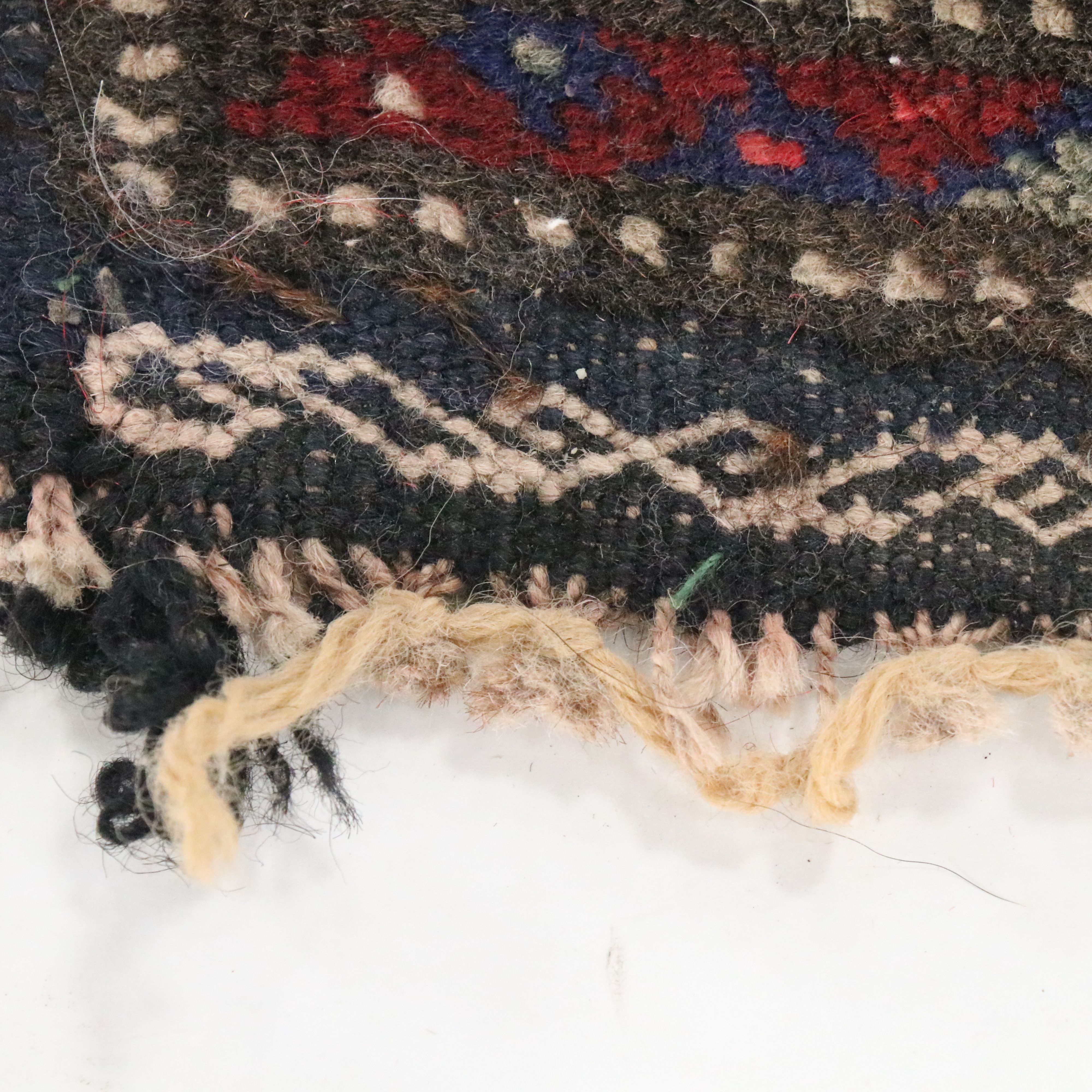 1'10 x 2'6 Hand-Knotted Afghan Baluch Accent Rug