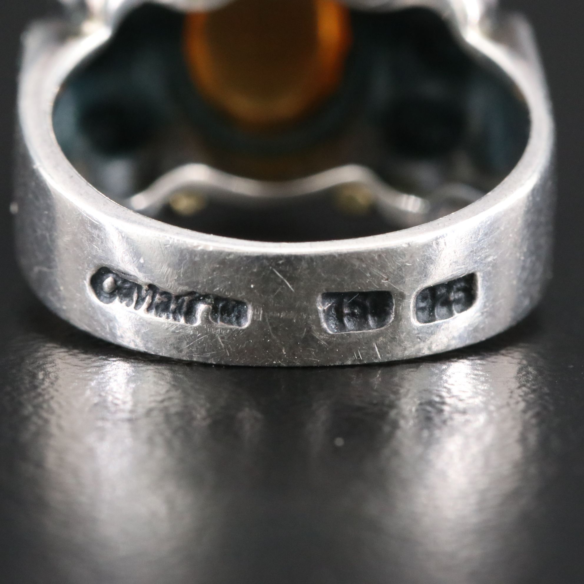 Caviar by Lagos Sterling, 18K and Citrine Ring