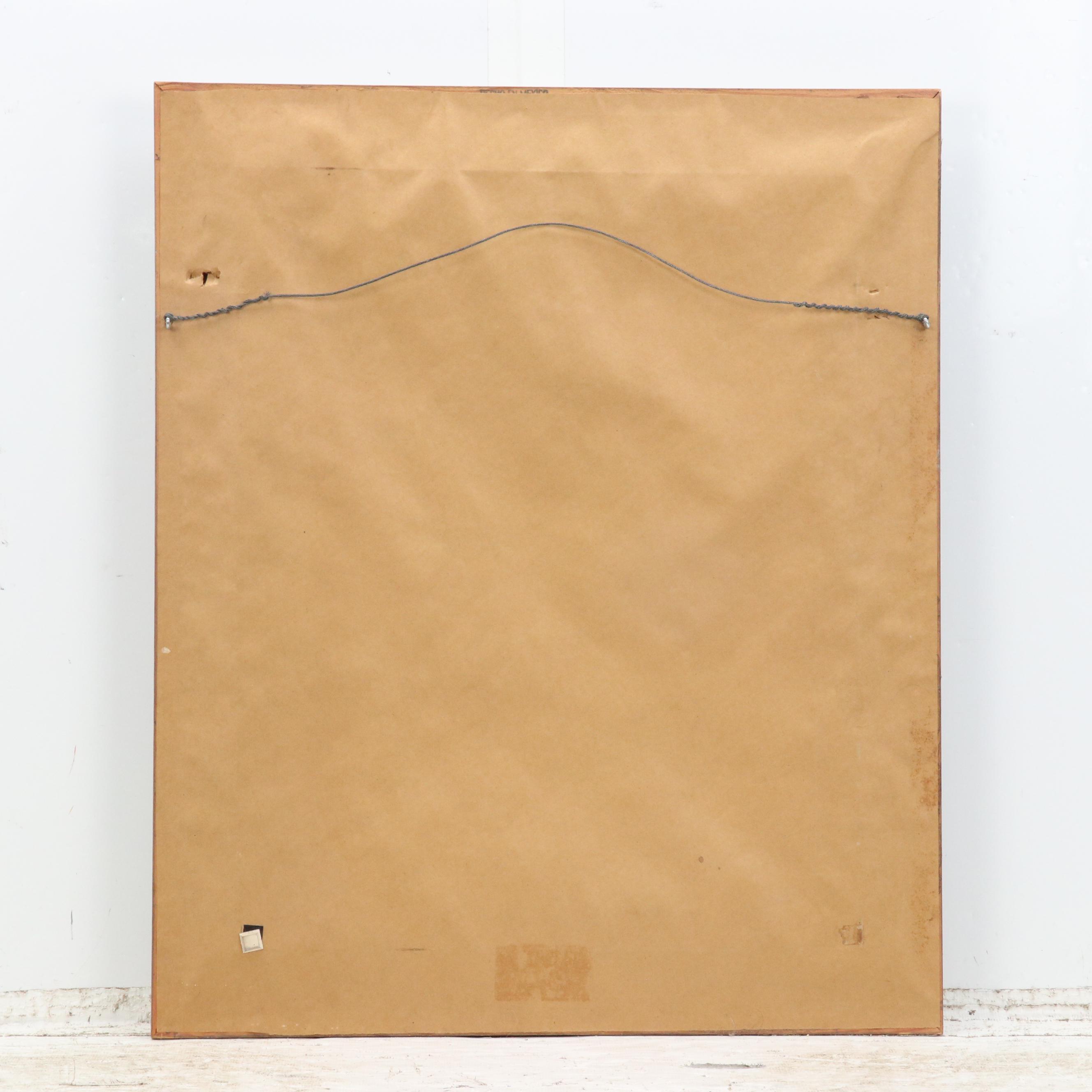 Oil Painting After Marilyn Bendell Portrait of a Woman with Pottery, 1991