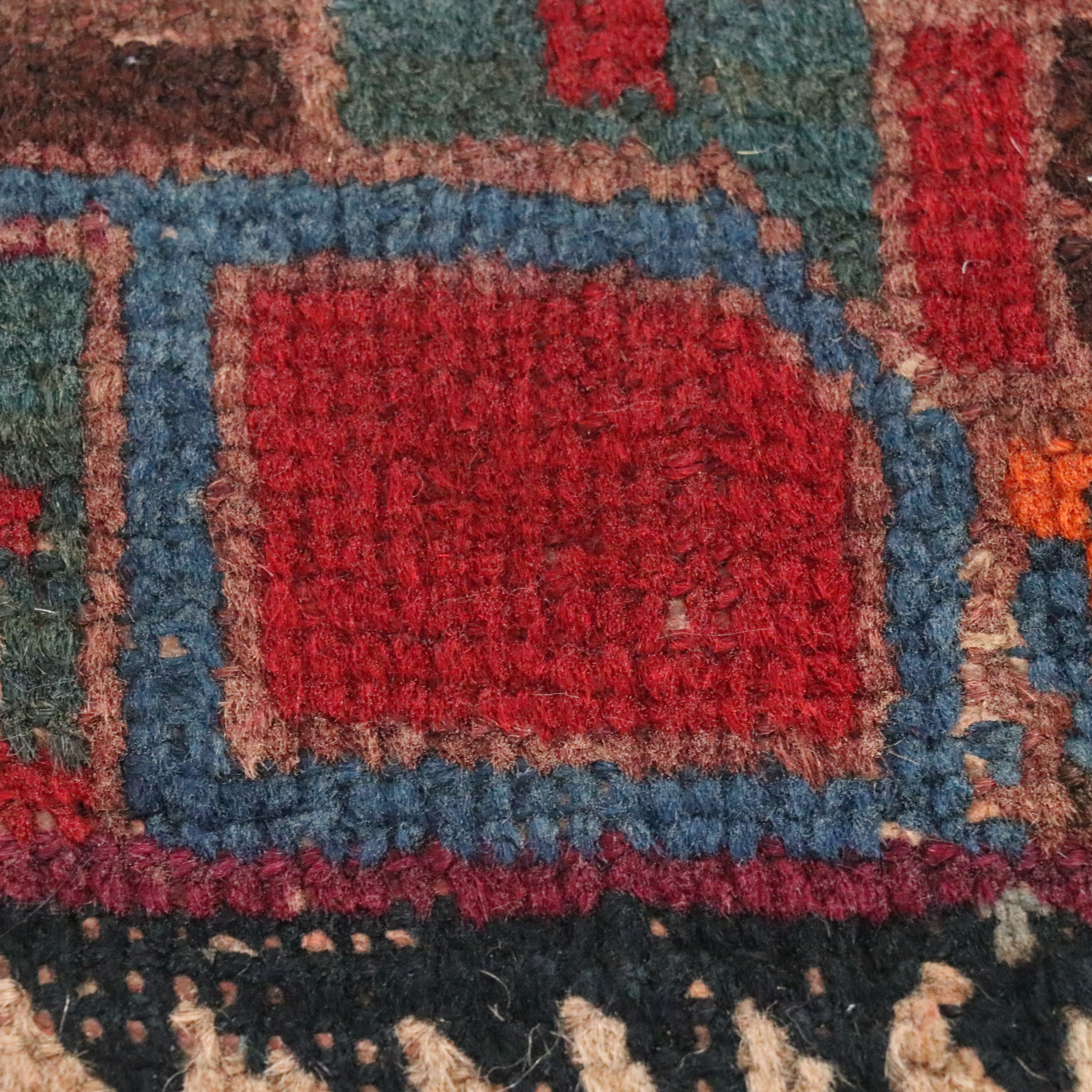 1'11 x 3' Hand-Knotted Caucasian Karabagh Accent Rug