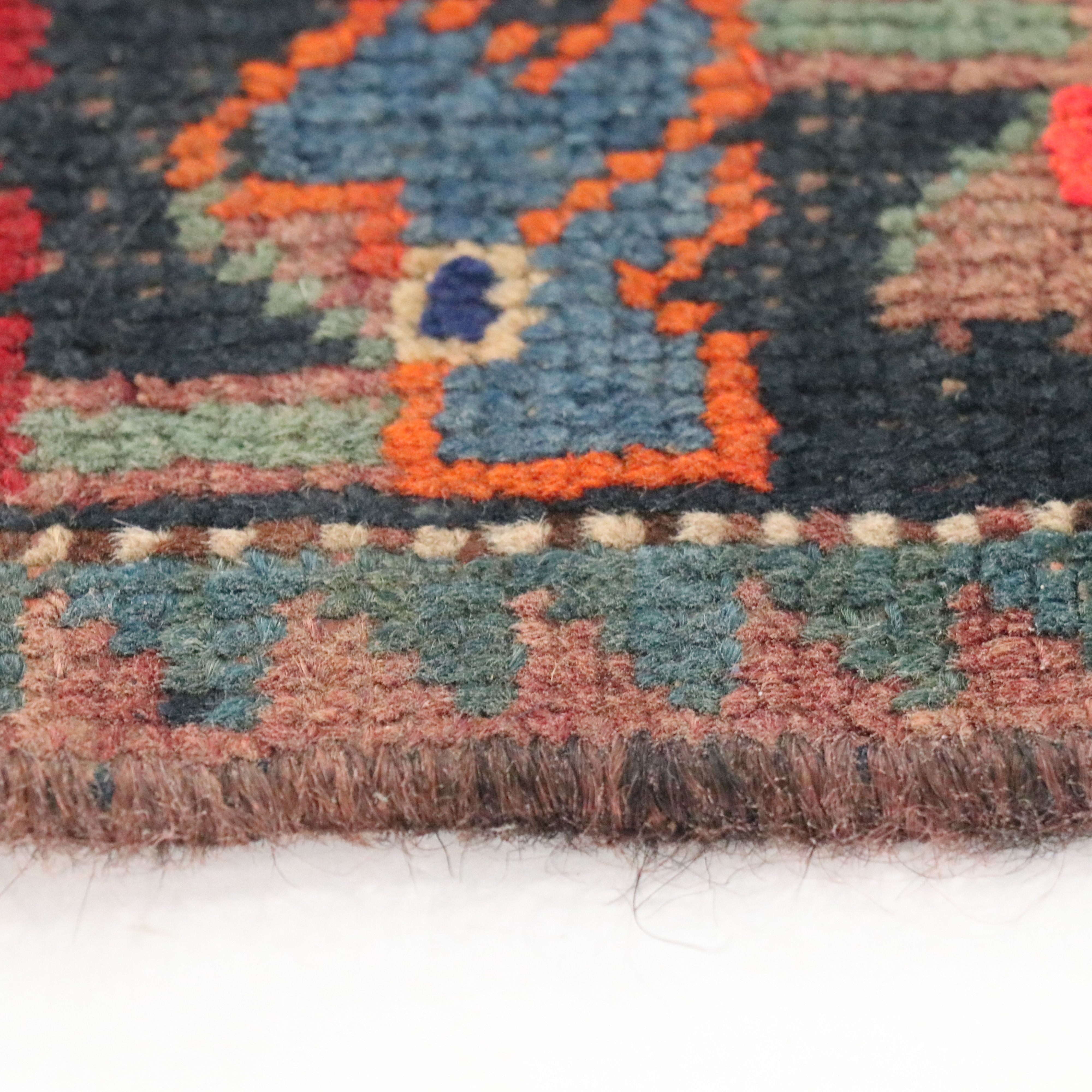 1'11 x 3' Hand-Knotted Caucasian Karabagh Accent Rug