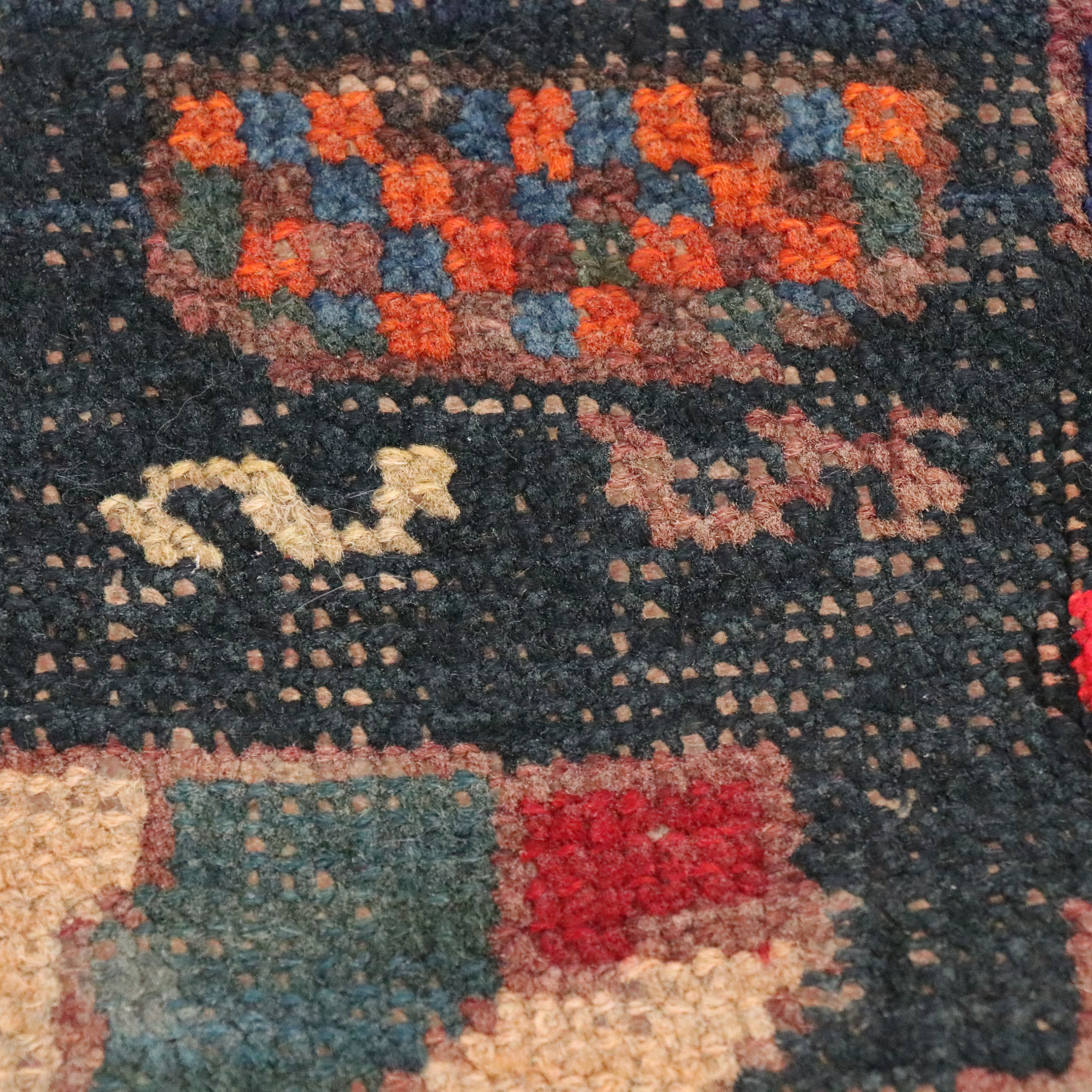 1'11 x 3' Hand-Knotted Caucasian Karabagh Accent Rug