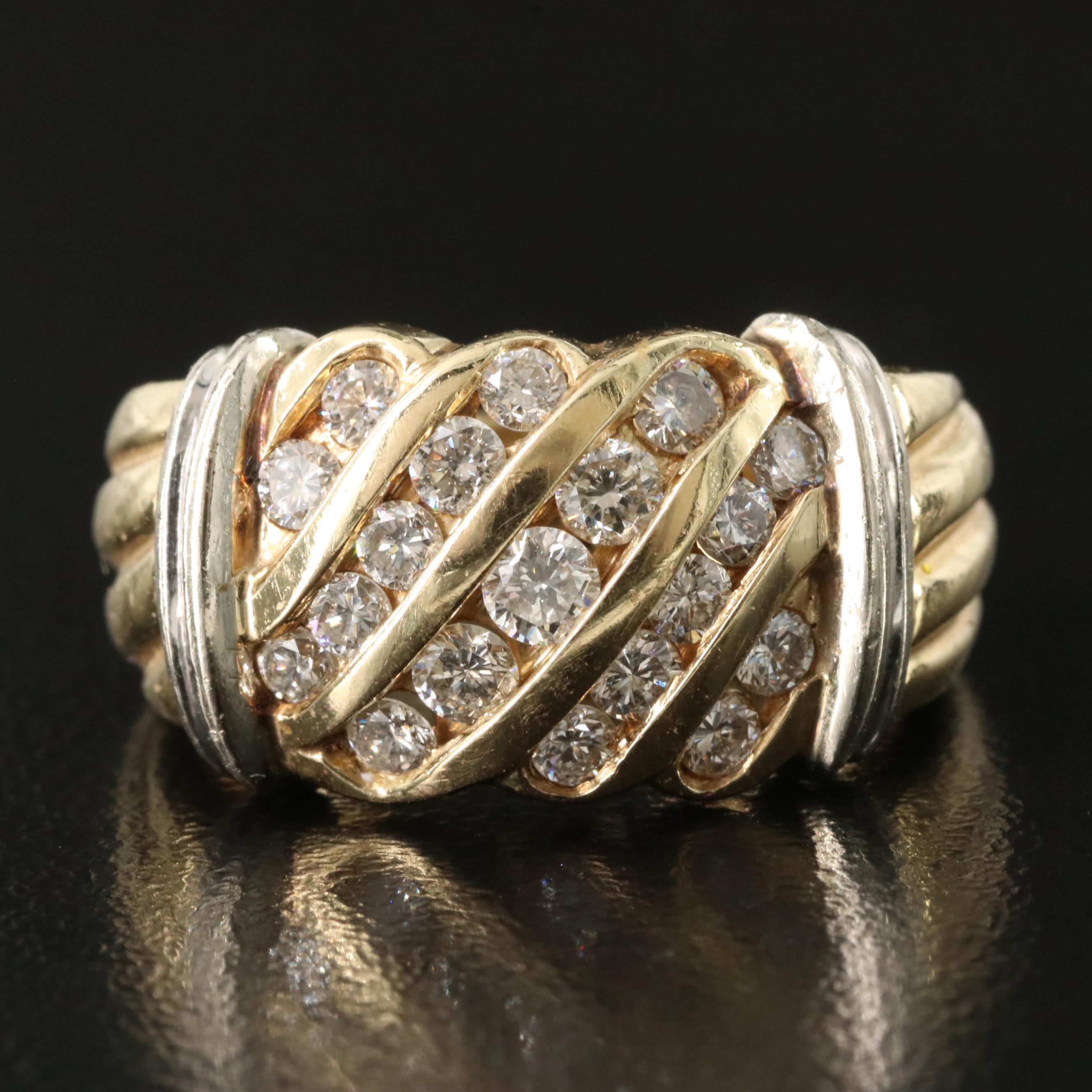 14K 0.74 CTW Diamond Ring